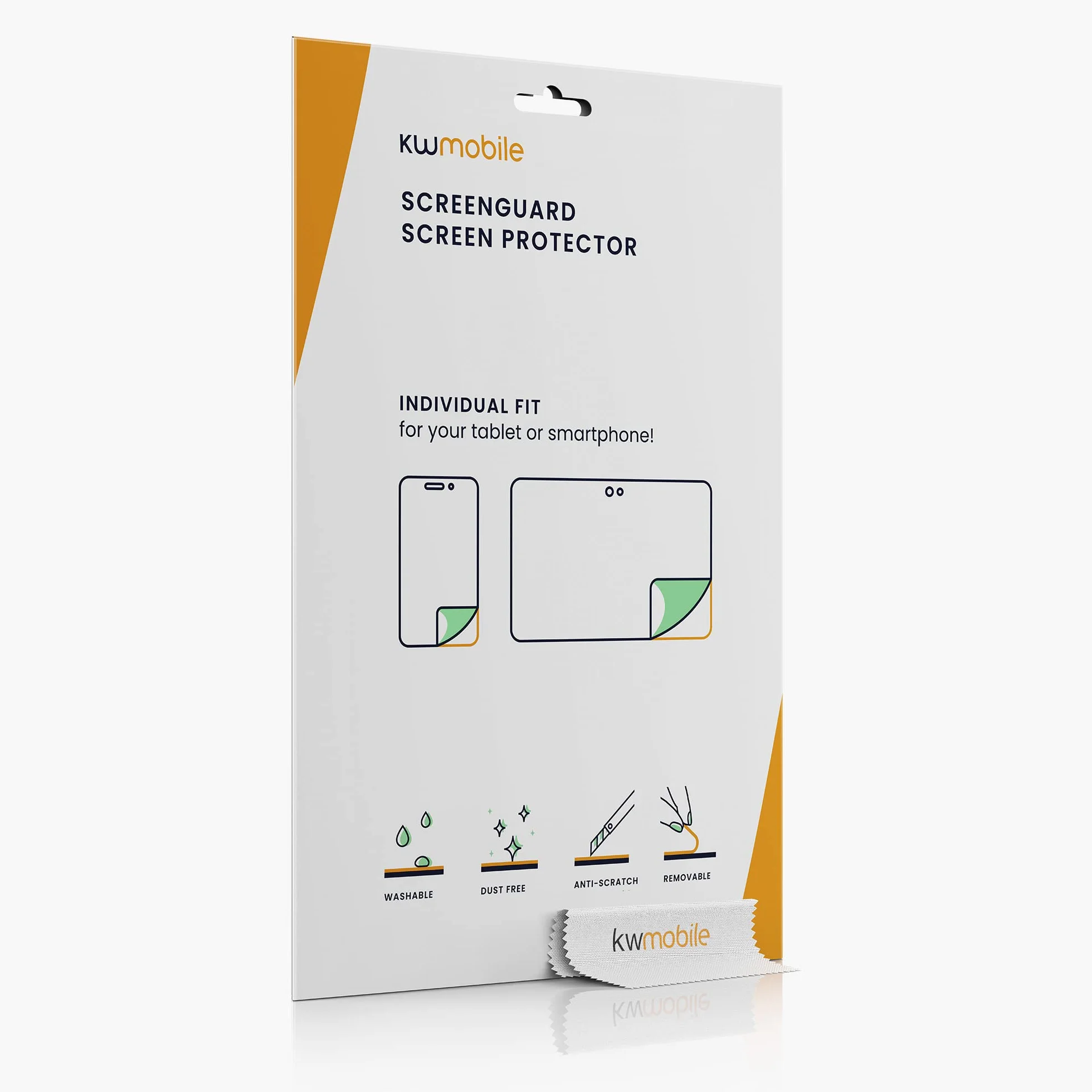 kwmobile Osłona ekranu kompatybilna z Apple Macbook Air 13,6 M3 2024 A3113 / M2 A2681 - osłona ekranu matowa antyodblaskowa folia wyświetlacza
