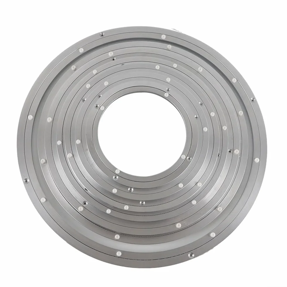 Przyjazna dla majsterkowiczów podstawa Lazy Susan, obrotowy stół obrotowy ze stopu aluminium do kreatywnego użytku (25 cm)