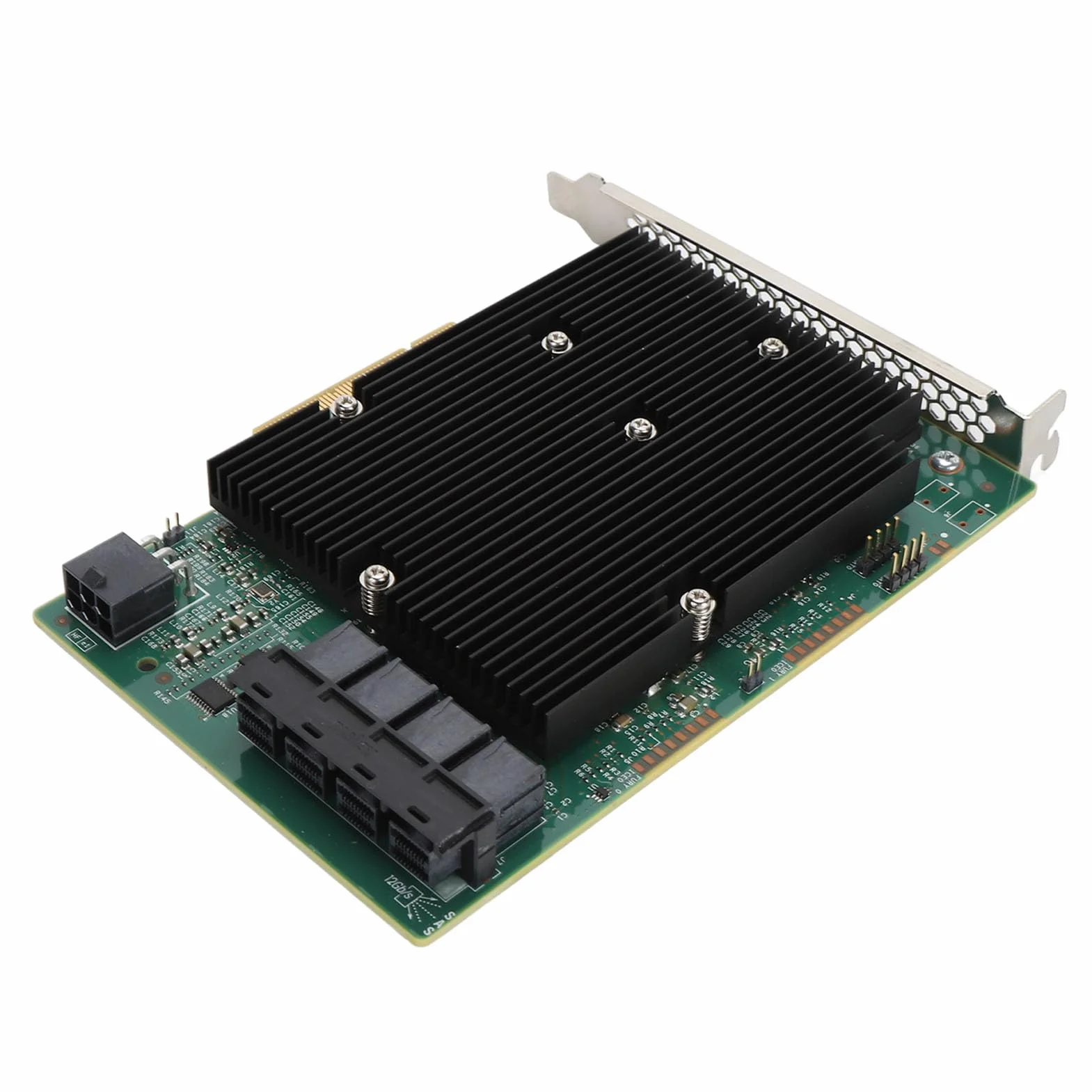 Karta HBA Kontrolera LSI 9300-16i SAS, 16-portowy Adapter Magistrali Hosta SATA SAS 12 Gb/s, Ekspander RAID PCIe 3.0, Bez RAID, dla dla Linux dla VMware dla FreeBSD