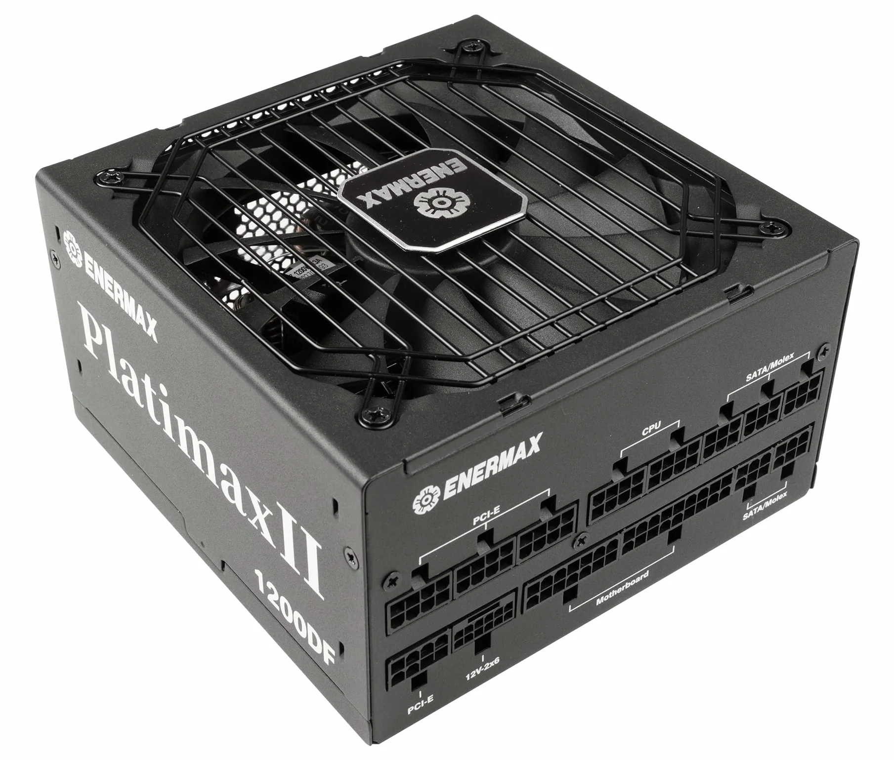ENERMAX PLATIMAXII 1200DF 1200W Black |80 PLUS i Cybenetics Platinum |w pełni modułowy zasilacz ATX 3.1 |PCIe 5.1 12V-2x6 |bardzo cichy wentylator DF 135 mm 60% Semi-Fanless | 105°C jap. Caps |