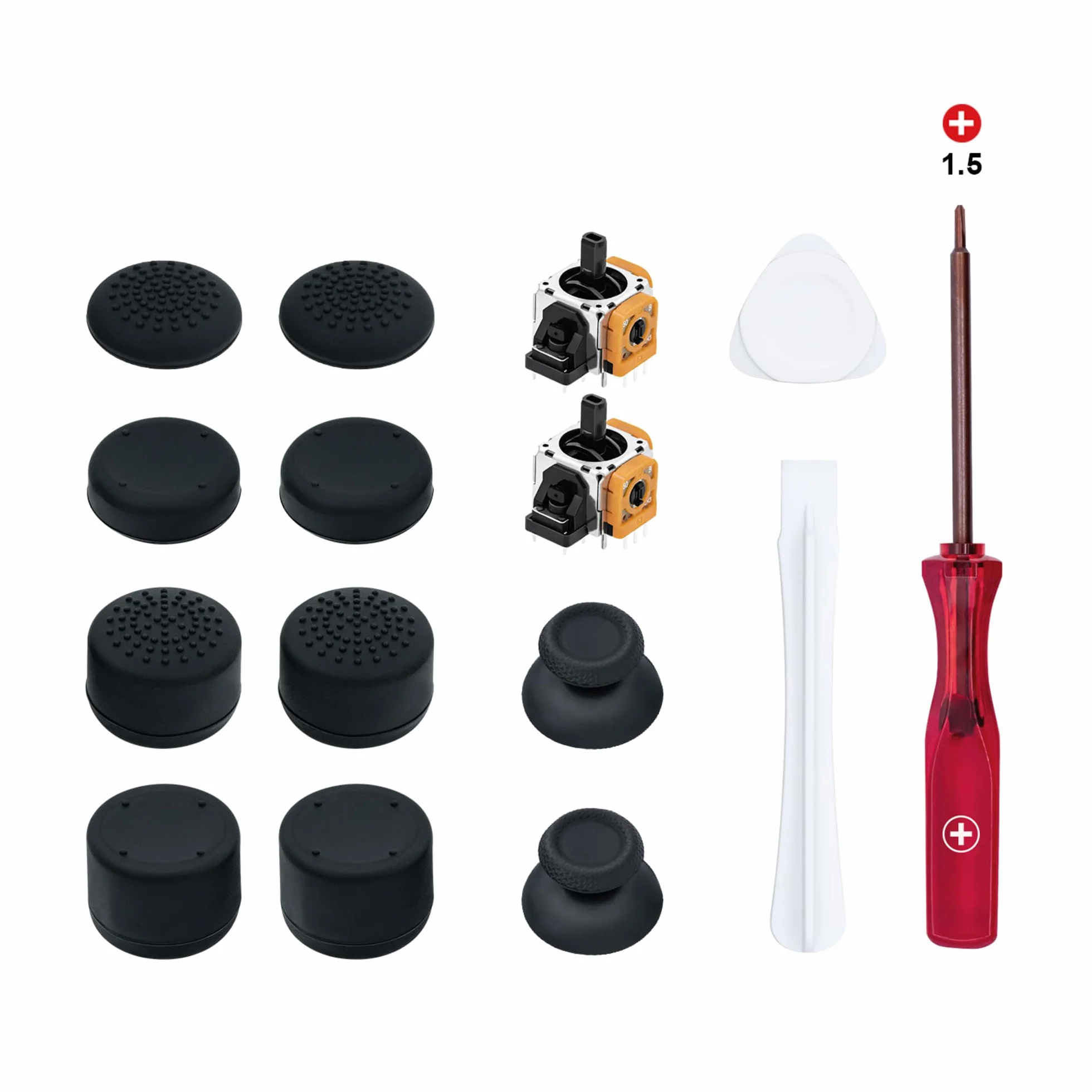 Wigearss 15 w 1 Joystick analogowy zestaw narzędzi zamiennych i naprawczych do kontrolera PS5