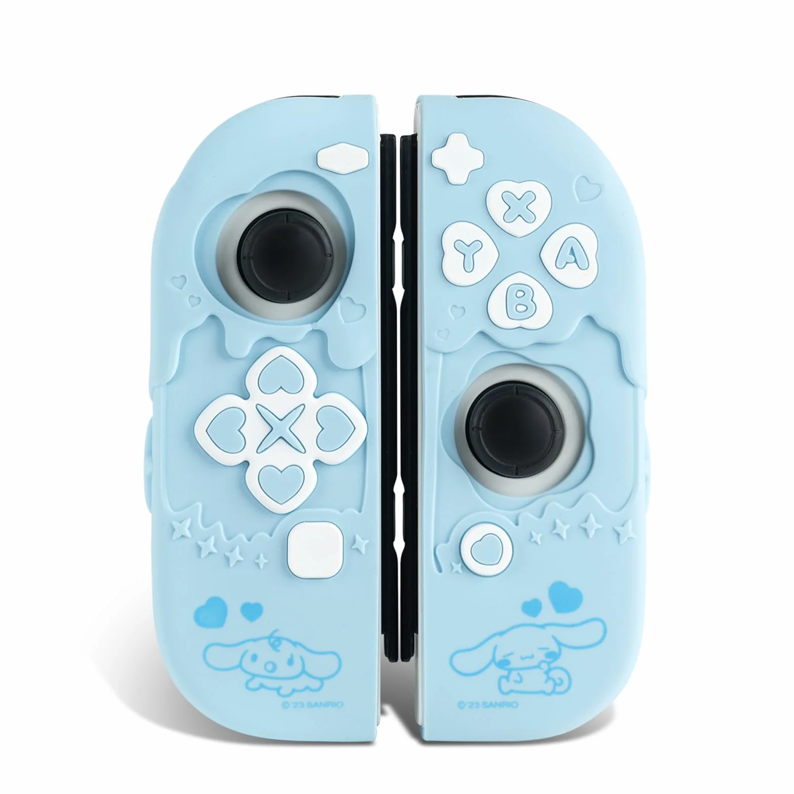 Kuitmor Etui ochronne do kontrolera Switch Joy Con, silikonowe odporne na zarysowania do Switch/OLED