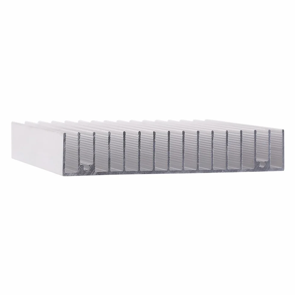 Radiator aluminiowy Dobra płetwa radiatora Chłodzenie przewodności cieplnej 100 * 100 * 18 mm