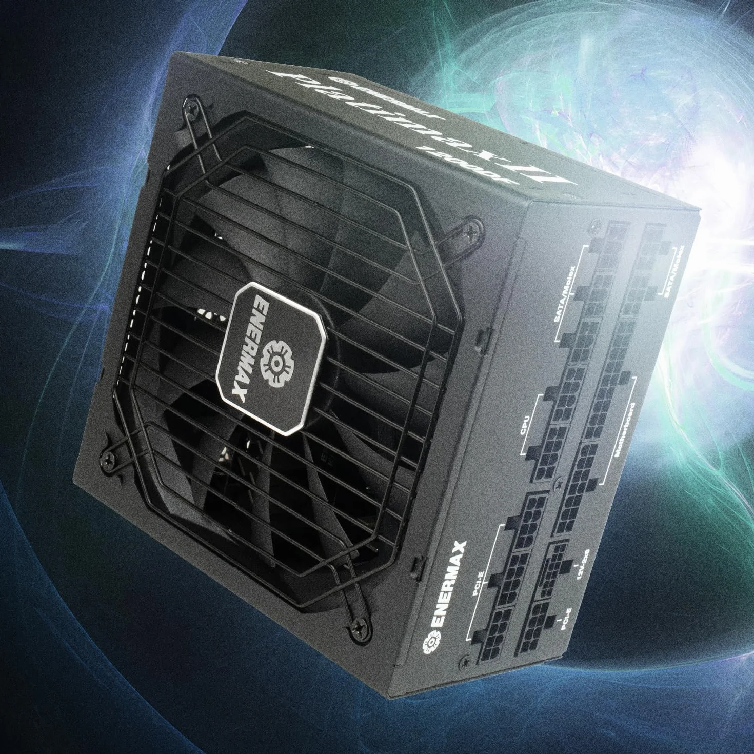 ENERMAX PLATIMAXII 1200DF 1200W Black |80 PLUS i Cybenetics Platinum |w pełni modułowy zasilacz ATX 3.1 |PCIe 5.1 12V-2x6 |bardzo cichy wentylator DF 135 mm 60% Semi-Fanless | 105°C jap. Caps |