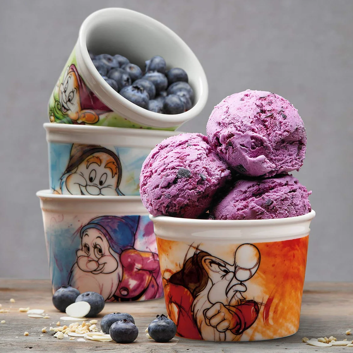 Egan Kubek na lody, porcelana, wielokolorowy, unikalny
