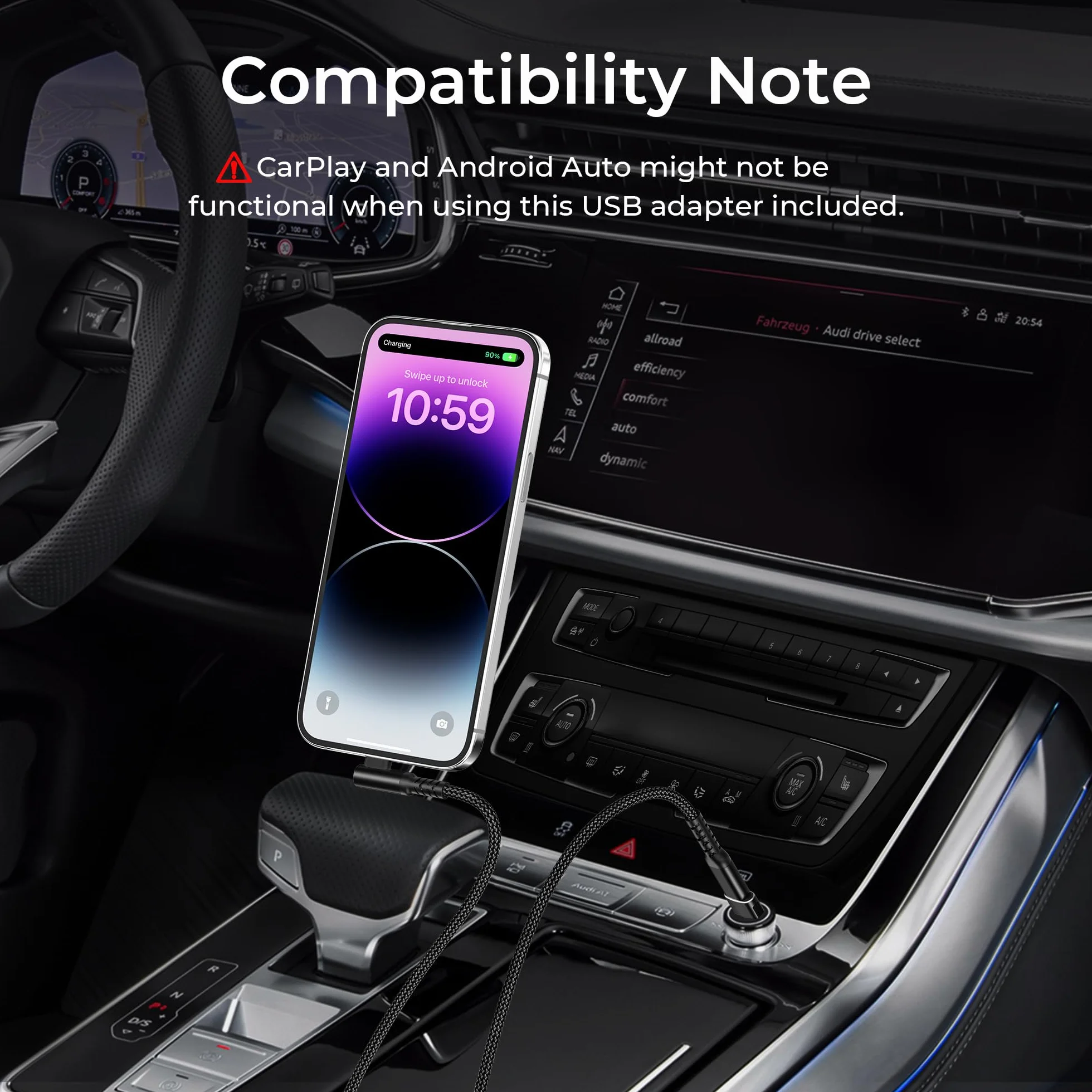 Basesailor 90 stopni USB C na Lightning kabel do ładowania 3 m z adapterem USB A, wtyczka kątowa, długi kabel, typ C, zasilacz PD, kabel do szybkiego ładowania do iPhone 14, 13, 12, Mini Pro Max, XR X
