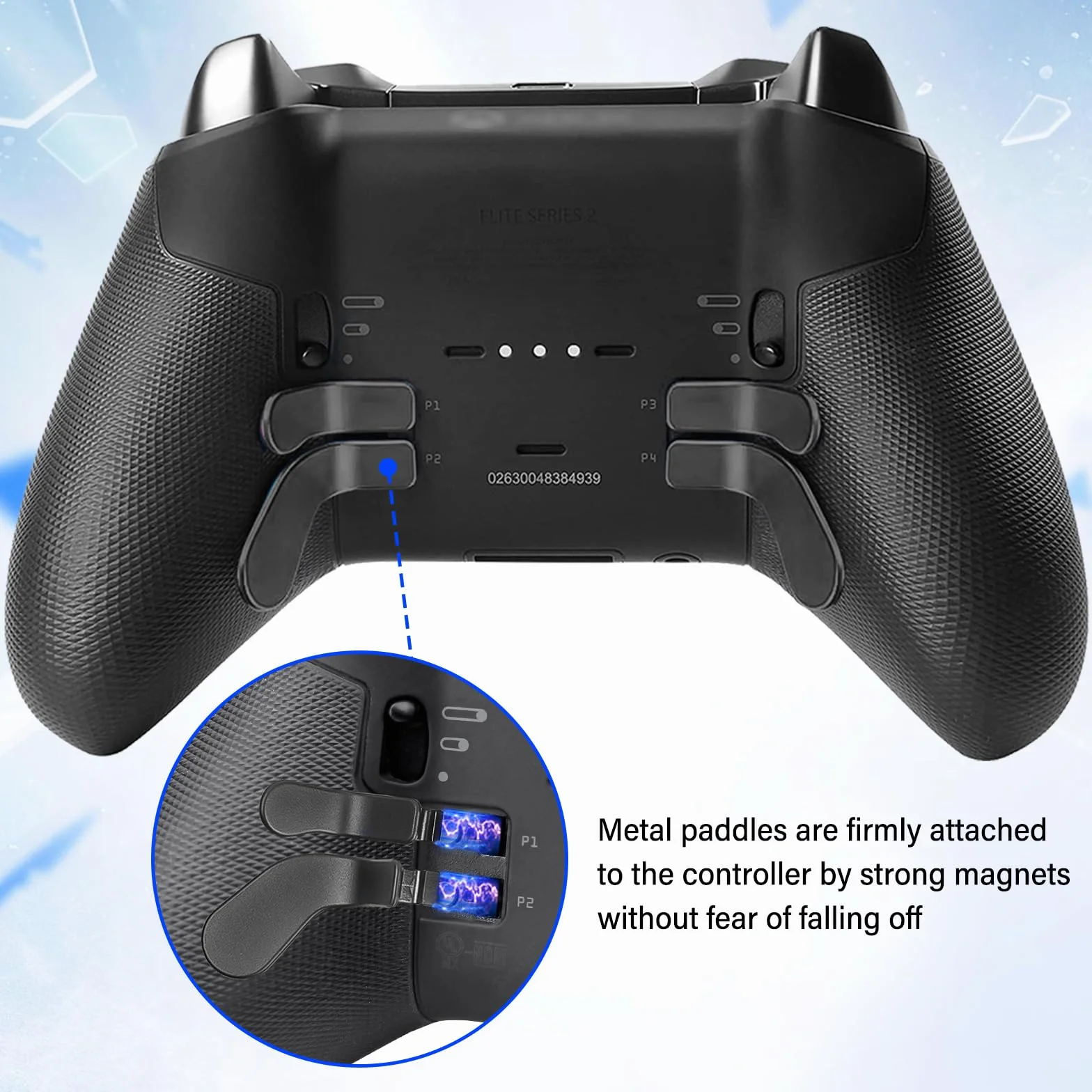 Metalowe pałeczki 13 w 1 do kontrolera Xbox Elite Series 2, akcesoria, zestaw wymiennych przycisków magnetycznych zawiera 6 metalowych joysticków, 4 wiosła, 2 podkładki D, 1 narzędzie do regulacji