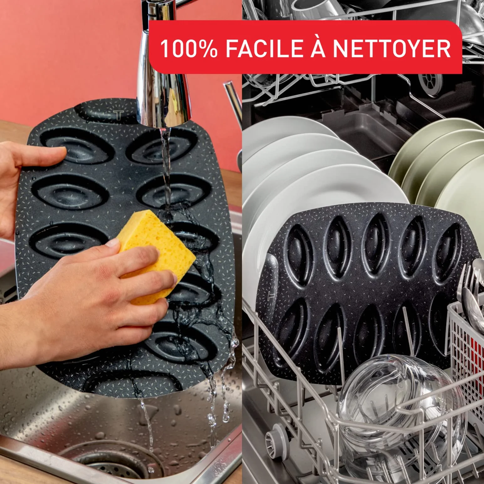 Tefal Perfectbake Forma do Ciasta, Aluminium, Marron Tabac, na 10 wypieków