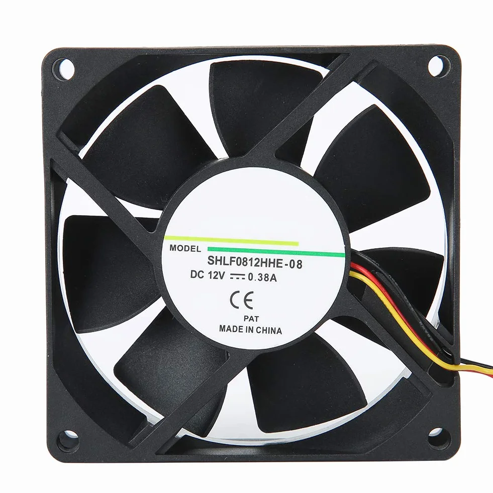 Duchowa prędkość 80 X 80 X 20 Mm 12 V 3pin Wentylator Chłodzący do Rozpraszania Ciepła, 000 Godzin Pracy w Zakresie Wydajnych Rabatów Cieplnych