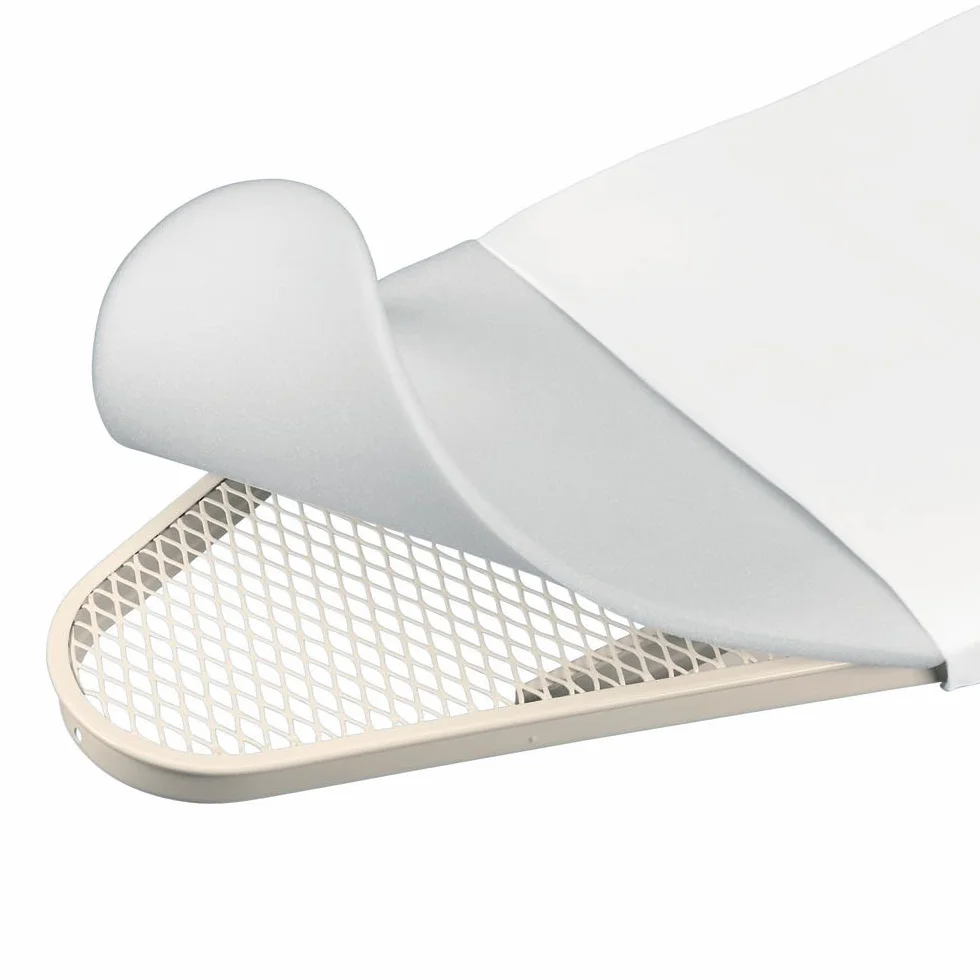 Brabantia Ironing Board Cover D 135x45 cm – Spring Bubbles | 100% Cotton Top Layer with 8mm Foam Padding & Heat Resistant Zone | Perfect Fit for Size D Boards | Durable, Washable, Easy to Install