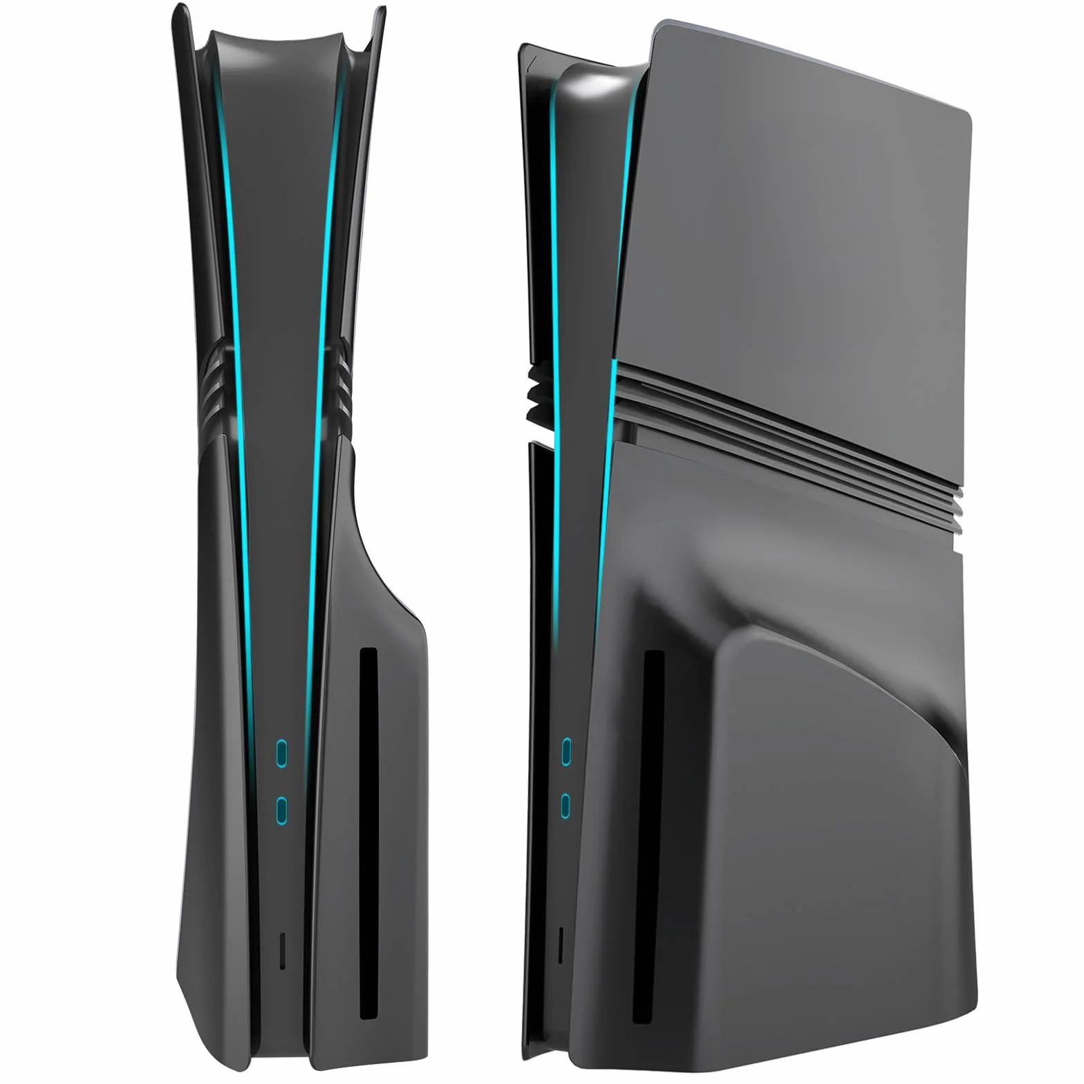ElitePlay Czarne obudowy z dyskiem PS5 Pro na zamianę dysku edycji Pro modelu PlayStation 5