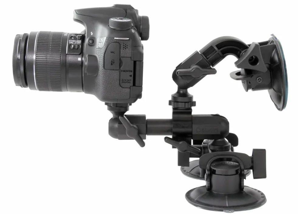 Delkin Fat Gecko Triple Mount statyw ssący