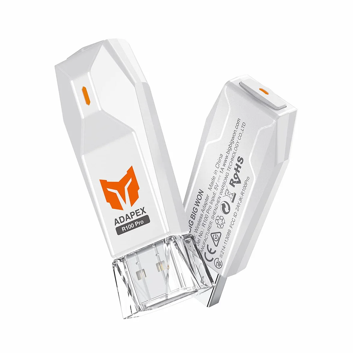 BIGBIG WON bezprzewodowy adapter kontrolerów do konsoli Xbox Series X|S Controller/Xbox One X|S / Elite Series 2/PS5/PS4/Switch/Windows 11 & 10 PC (1 sztuka)