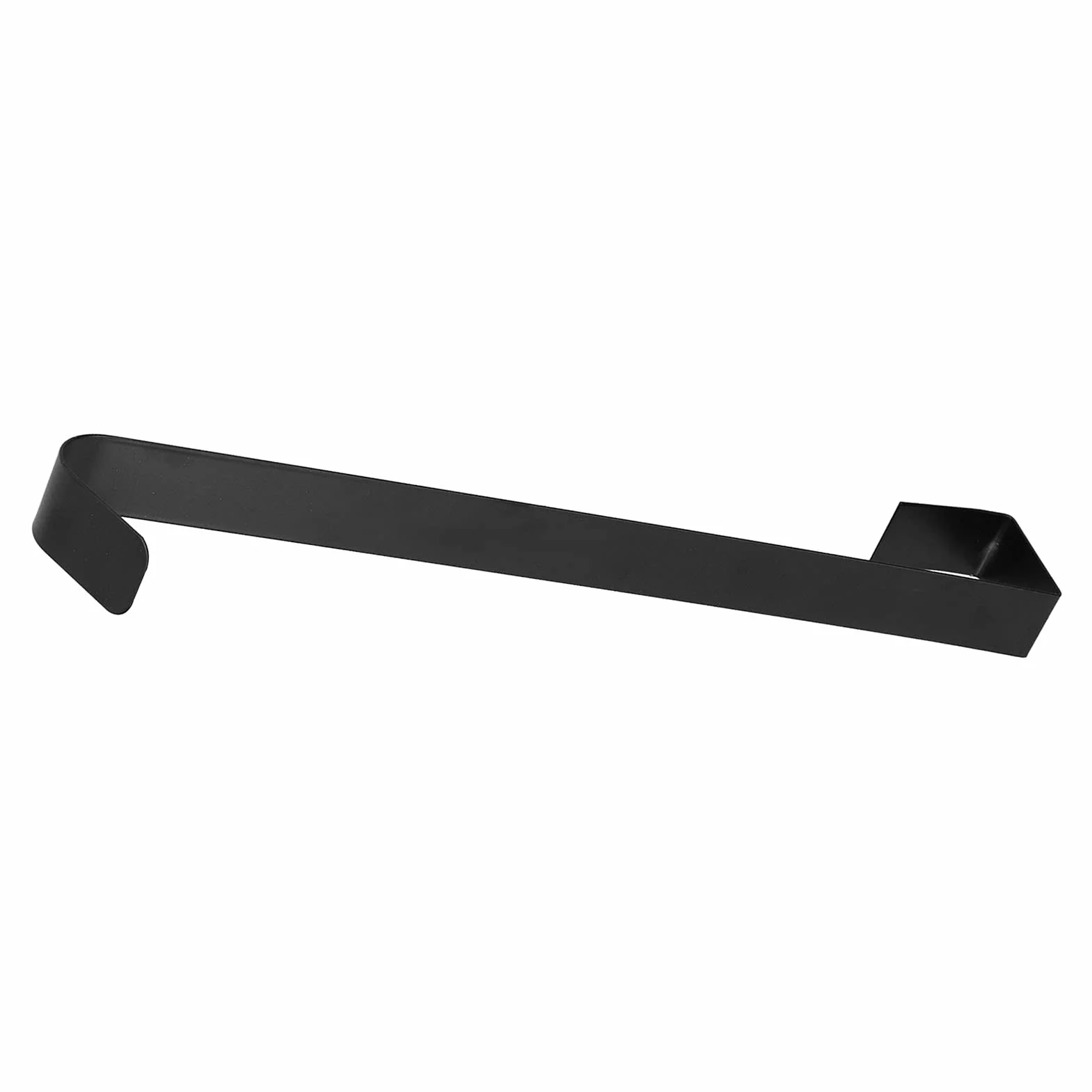 Metalowy hak na wieniec bożonarodzeniowy 39 cm czarny