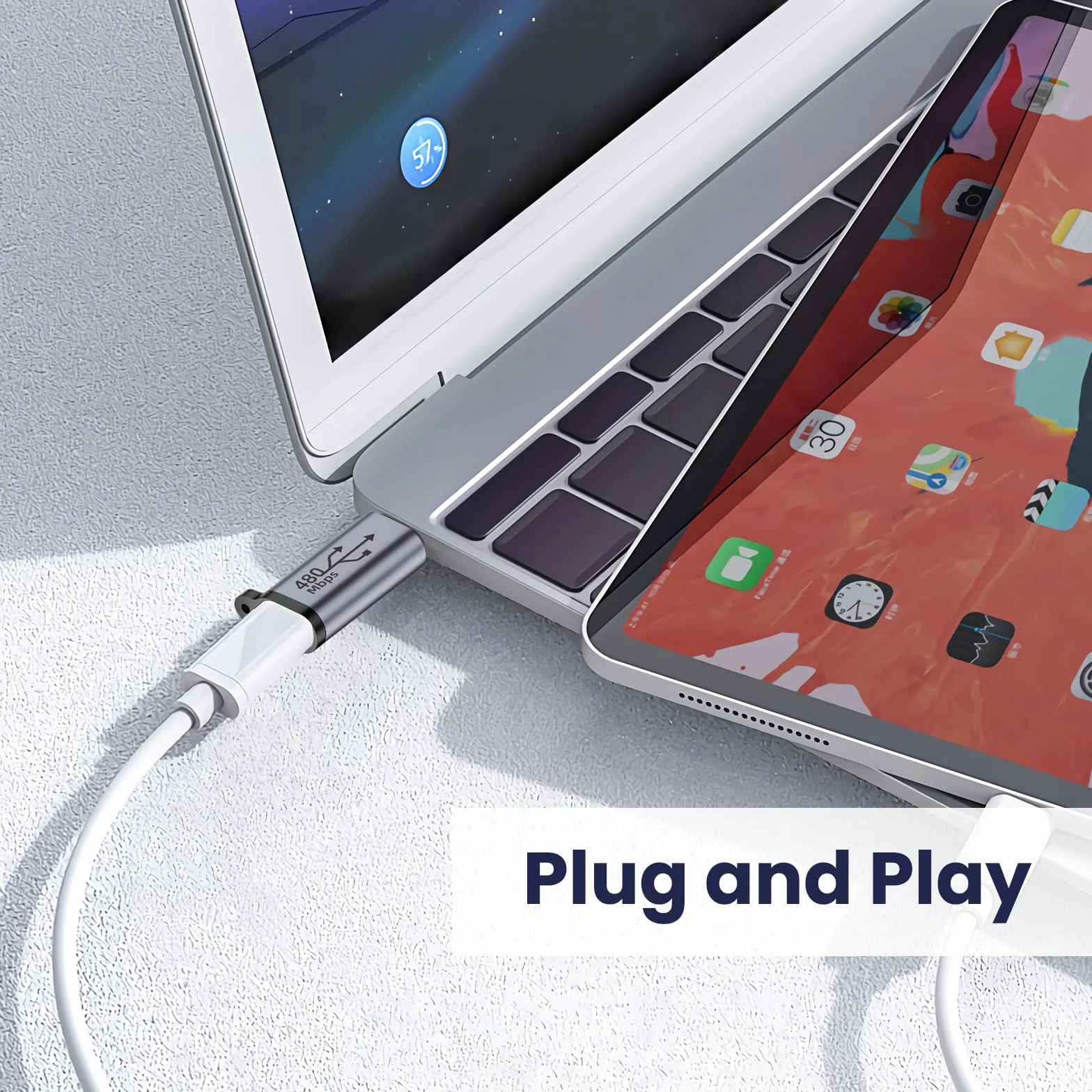 Adapter USB C na Micro USB (2 sztuki), gniazdo typu C na wtyk micro USB, obsługa synchronizacji danych, kompatybilny z urządzeniami Samsung Galaxy S8/S8 + i urządzeniami Micro USB