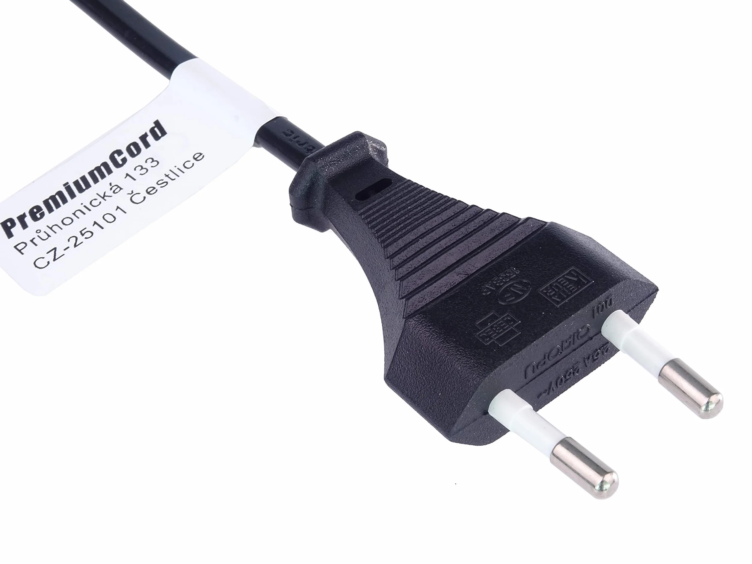 Premiumcord Kpsm2 Przedłużacz, Czarny, 2 M