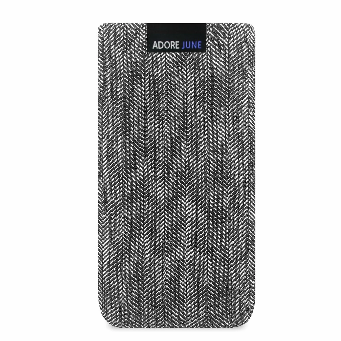 Adore June Etui biznesowe kompatybilne z iPhone 16 Pro Max 2024, etui na telefon komórkowy z charakterystycznego materiału w jodełkę - efekt czyszczenia wyświetlacza