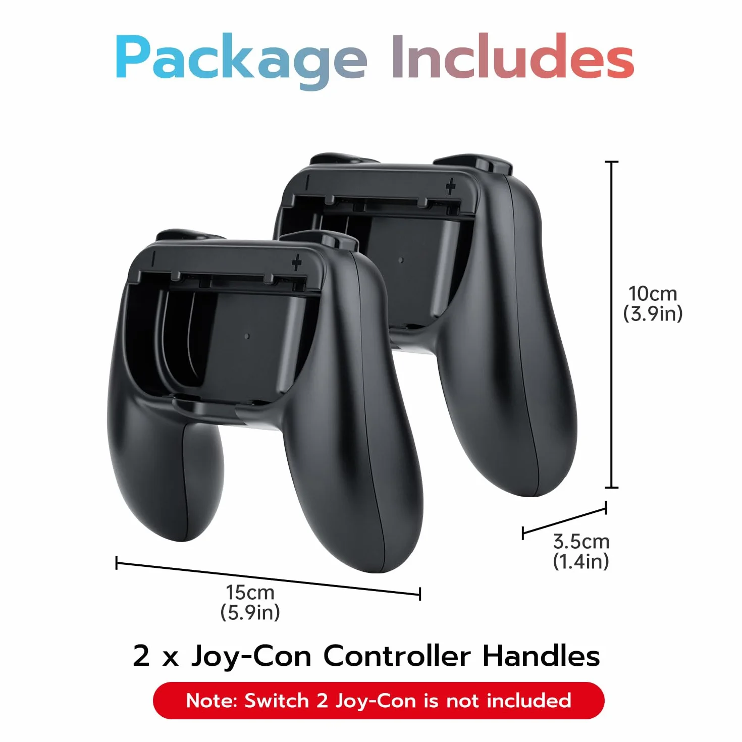 Mcbazel 2 Sztuki Uchwytów dla NS Switch 2 JoyCon Controllers