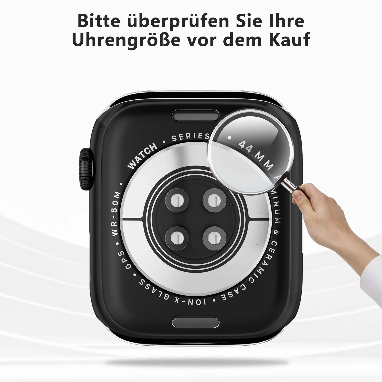 2 sztuki Kompatybilne z Apple Watch SE 3/SE 2/SE/6/5/4 etui ochronne z folią ochronną na wyświetlacz 44 mm, twarda obudowa, wbudowana, odporna na zarysowania szkło hartowane, folia ochronna do