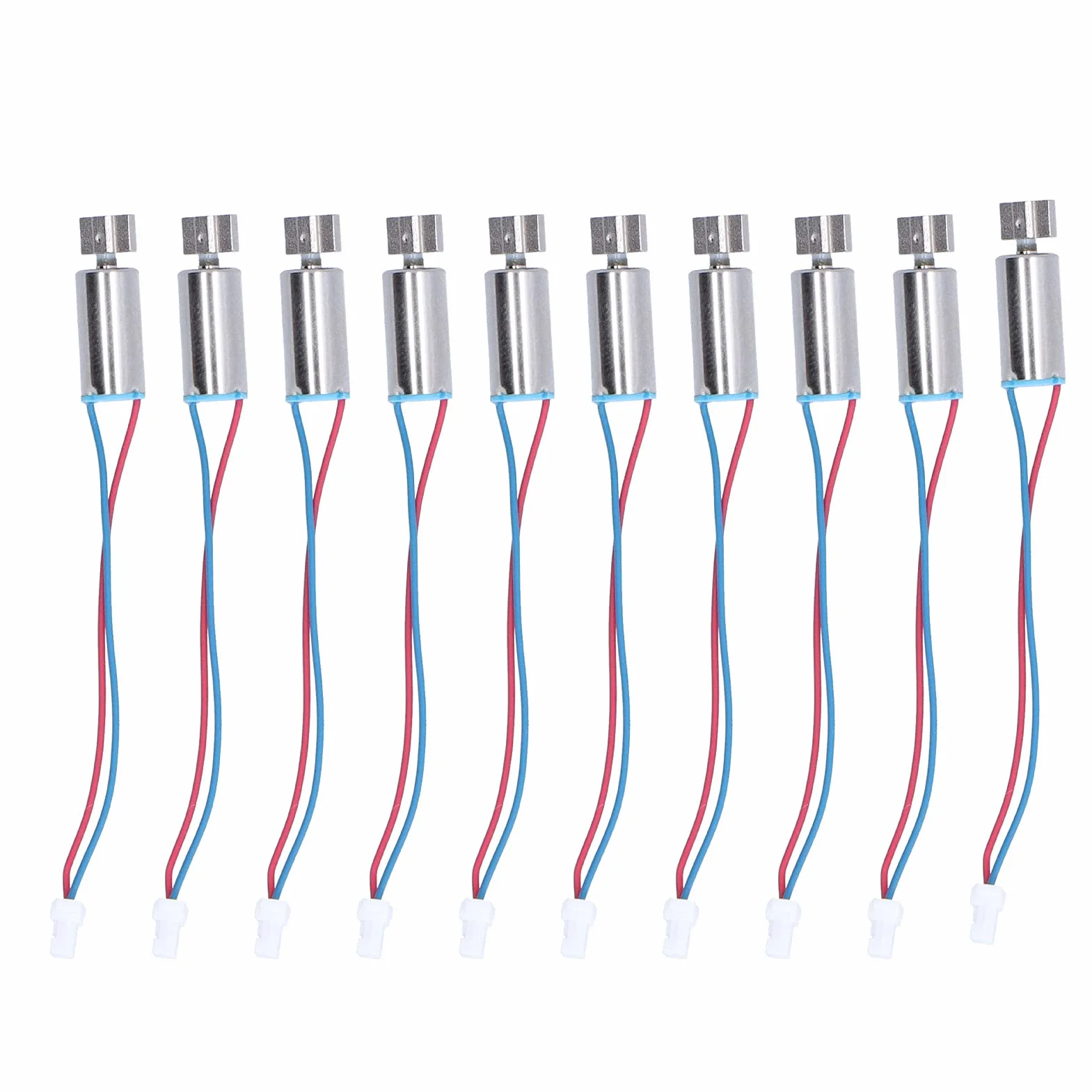 Silnik Wibracyjny DC 1,5 V 3 V 6 Mm X 12 Mm Mikrowibracyjny Silnik Bezrdzeniowy 12000 Obr./min Wysoka Dokładność Wydajność Mini Bezrdzeniowy Silnik do Gamepada Opakowanie 10 Sztuk