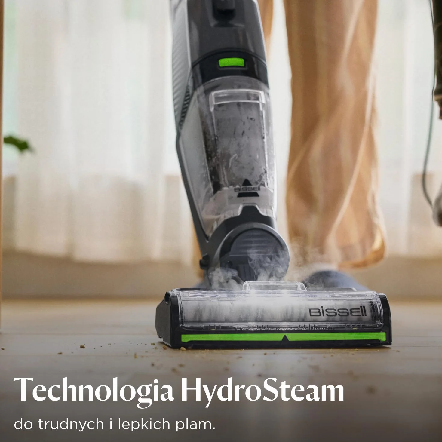 BISSELL CrossWave HydroSteam PET 3517N Odkurzacz Piorący na Mokro Sucho z Parą