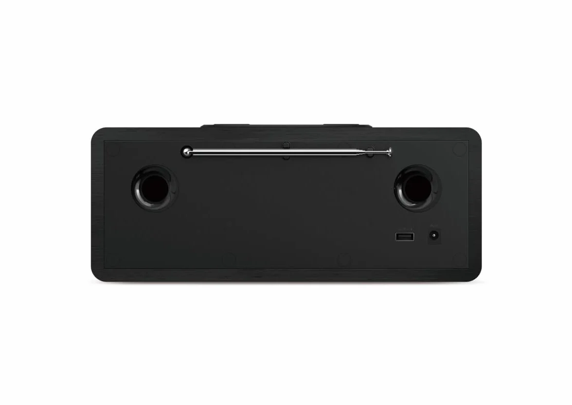 Philips Audio Radio internetowe R8805/10 DAB+ radio ze złączem Spotify (Bluetooth, minutnik snu, podwójny alarm, podkładka ładująca Qi do telefonu komórkowego, USB) czarny