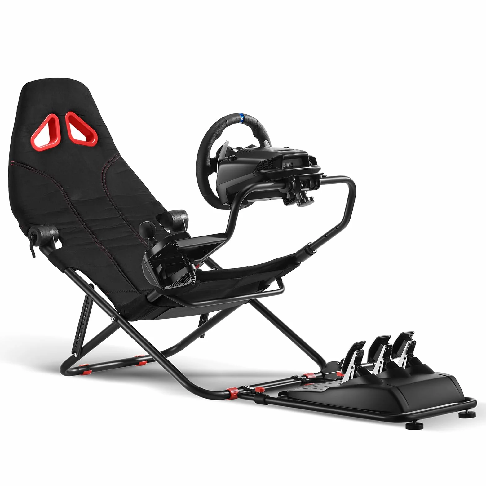 DIWANGUS Racing Seat, stojak na kierownicę do Logitech G923, G920, G29, G27, G25, składany stojak na kierownicę, nadaje się do Thrustmaster T248X, T248, T300Rs, TX, T150, PS4, PS5, Xbox 360, Xbox