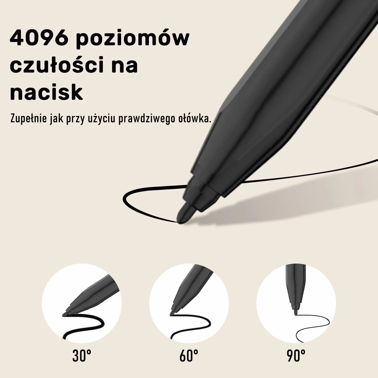 Rysik Kompatybilne Remarkable 2, EMR Pen z Gumką, Poziom Nacisku 4096, Odrzucanie Dłoni i Adsorpcja Magnetyczna, Pióro Cyfrowe Kompatybilne z Tabletami Kindle Scribe/Remarkable 2/1