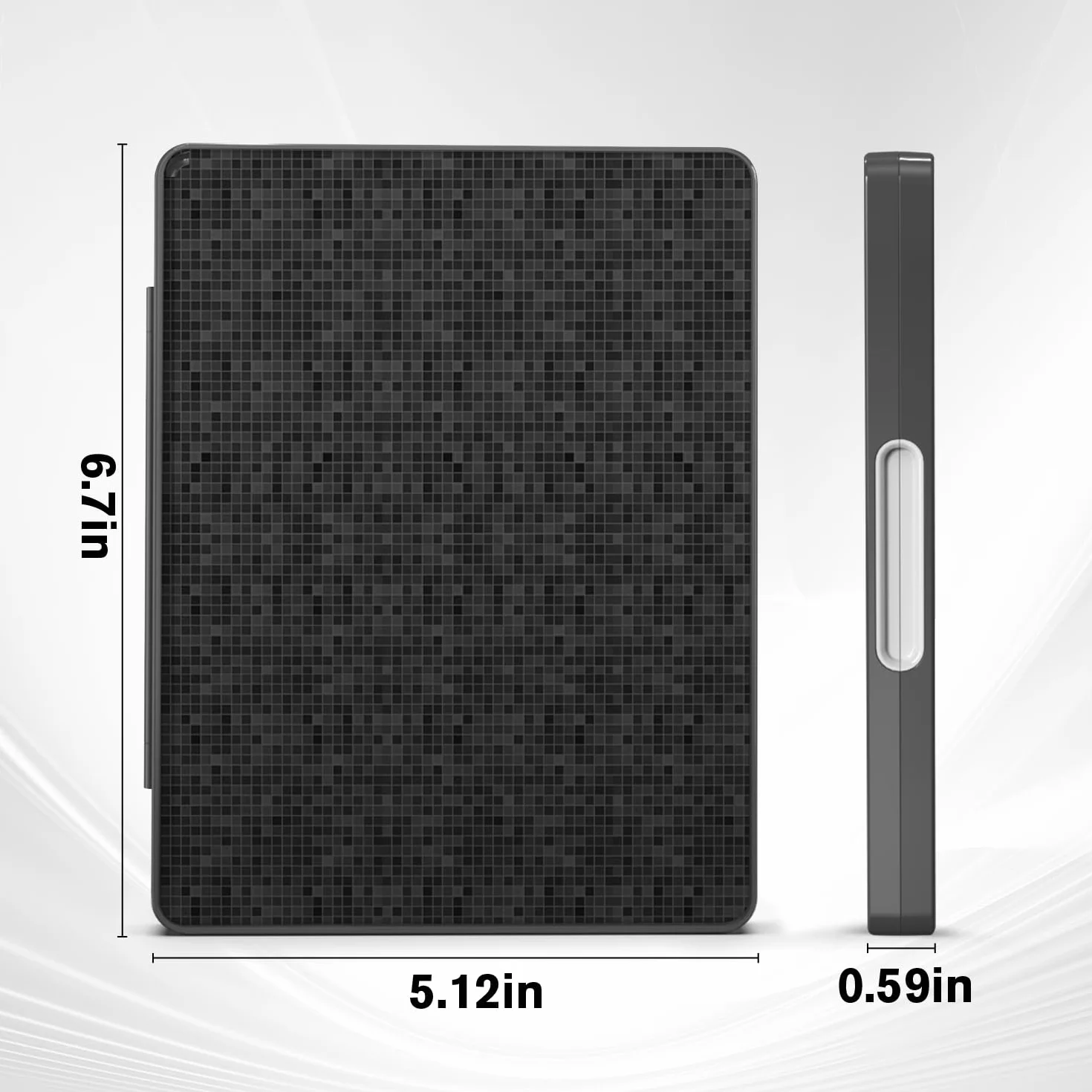 Fosmon Etui na Karty Gry dla Nintendo Switch 2/1 / OLED/Lite, Pojemnik na 32 Kartridże z 32 Slotami na Karty Micro SD, Magnetyczne Zamknięcie, Twarda Obudowa, Wyściółka Silikonowa, Czarny