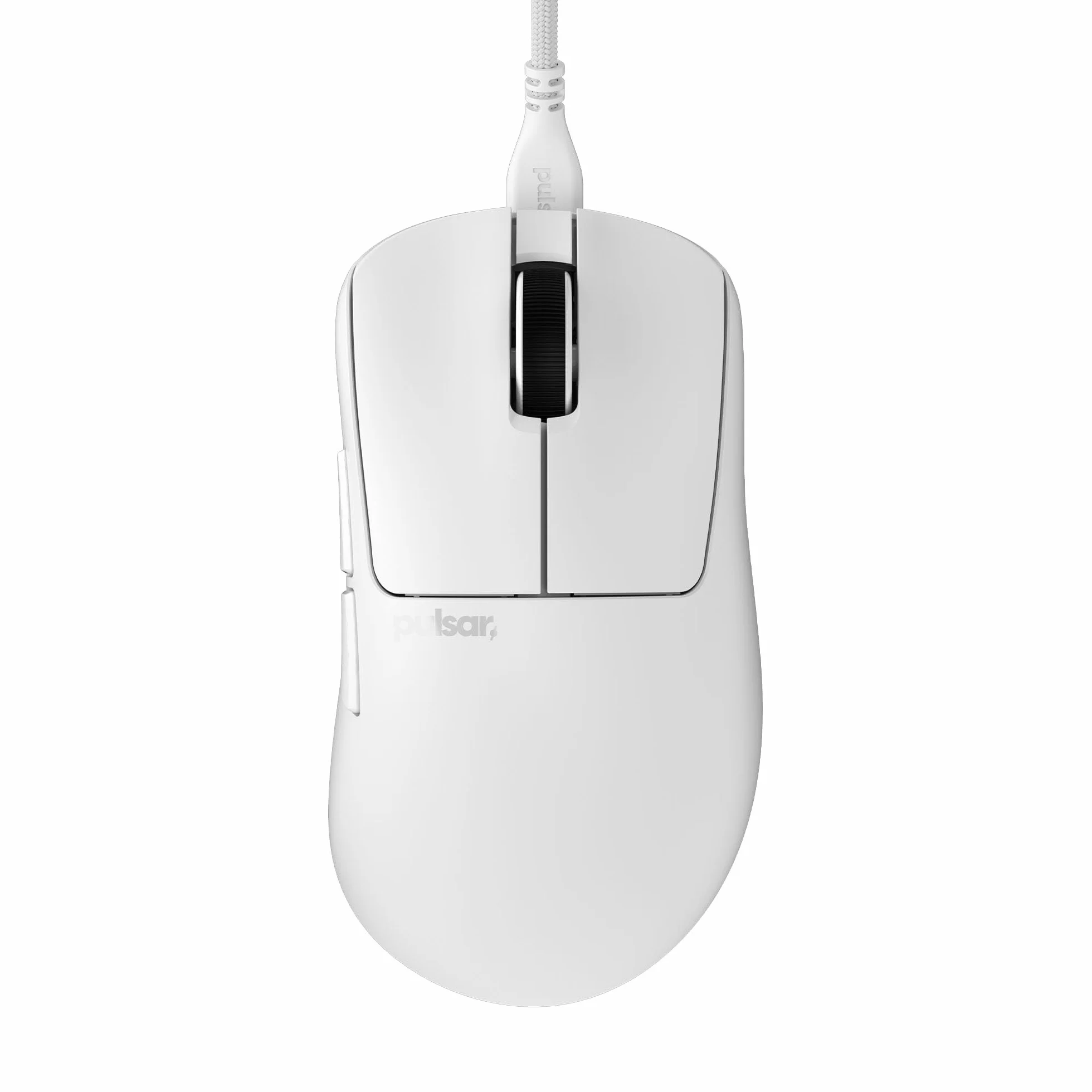 Pulsar Gaming Gears Xlite Przewodowa mysz do gier, ultralekka, 52 g, ergonomiczna, przełącznik optyczny, 26000 DPI, Motion Sync, czujnik PAW3395 (średnia, przewodowa, biała)