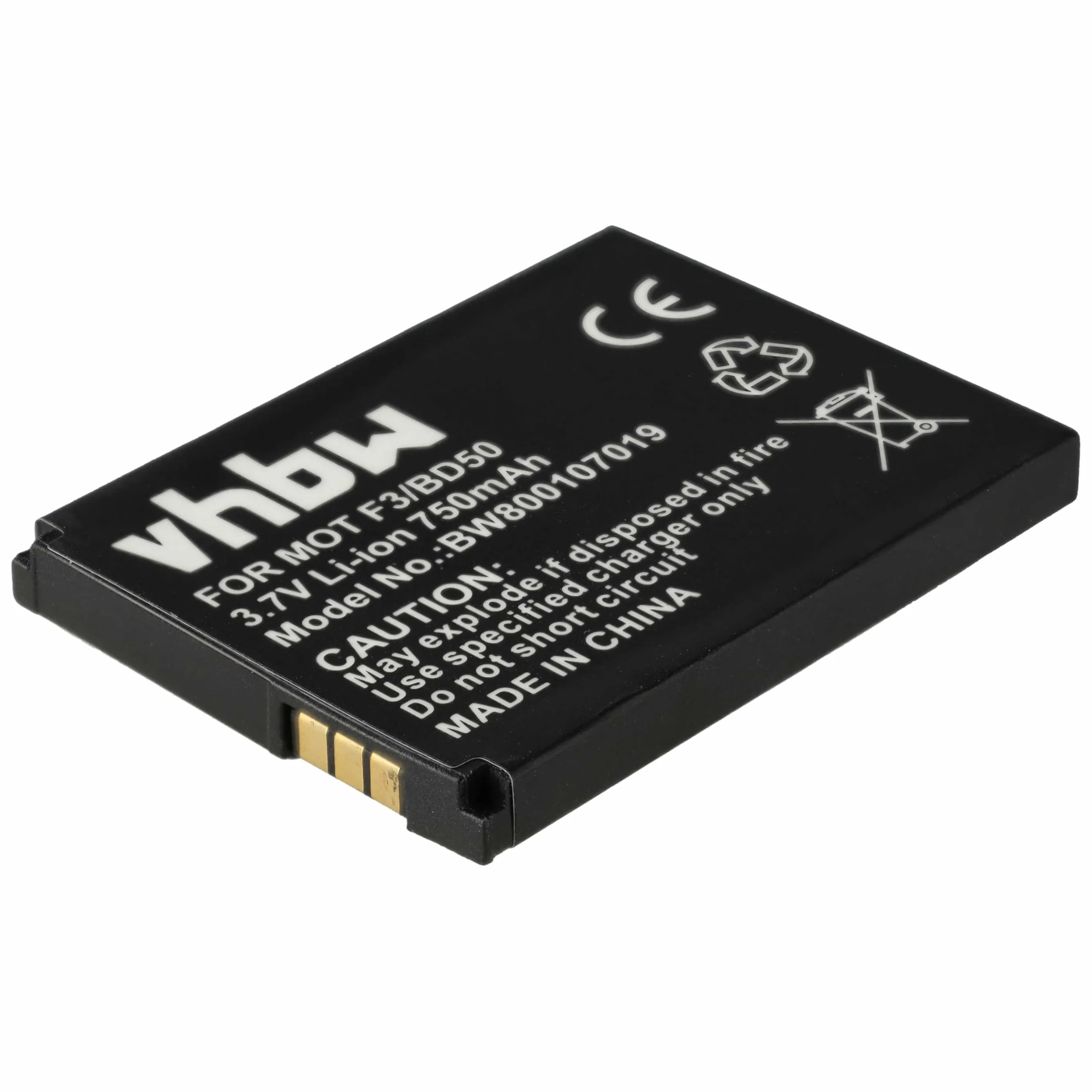 vhbw Bateria zamienna do AVM NL523446LG do bezprzewodowego telefonu stacjonarnego (750 mAh, 3,7 V, litowo-jonowa)