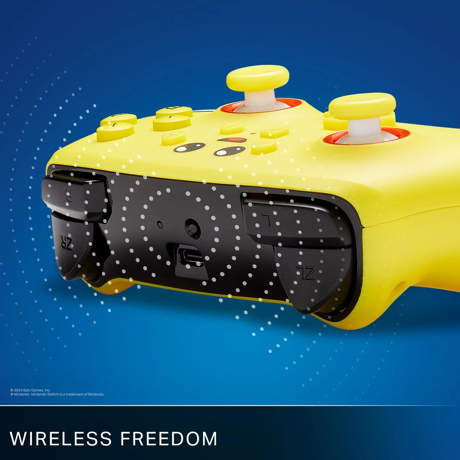 Ulepszony kontroler bezprzewodowy PowerA do konsoli Nintendo Switch - Peely, Nintendo Switch model OLED, Nintendo Switch Lite, gamepad, kontroler do gier, kontroler Bluetooth