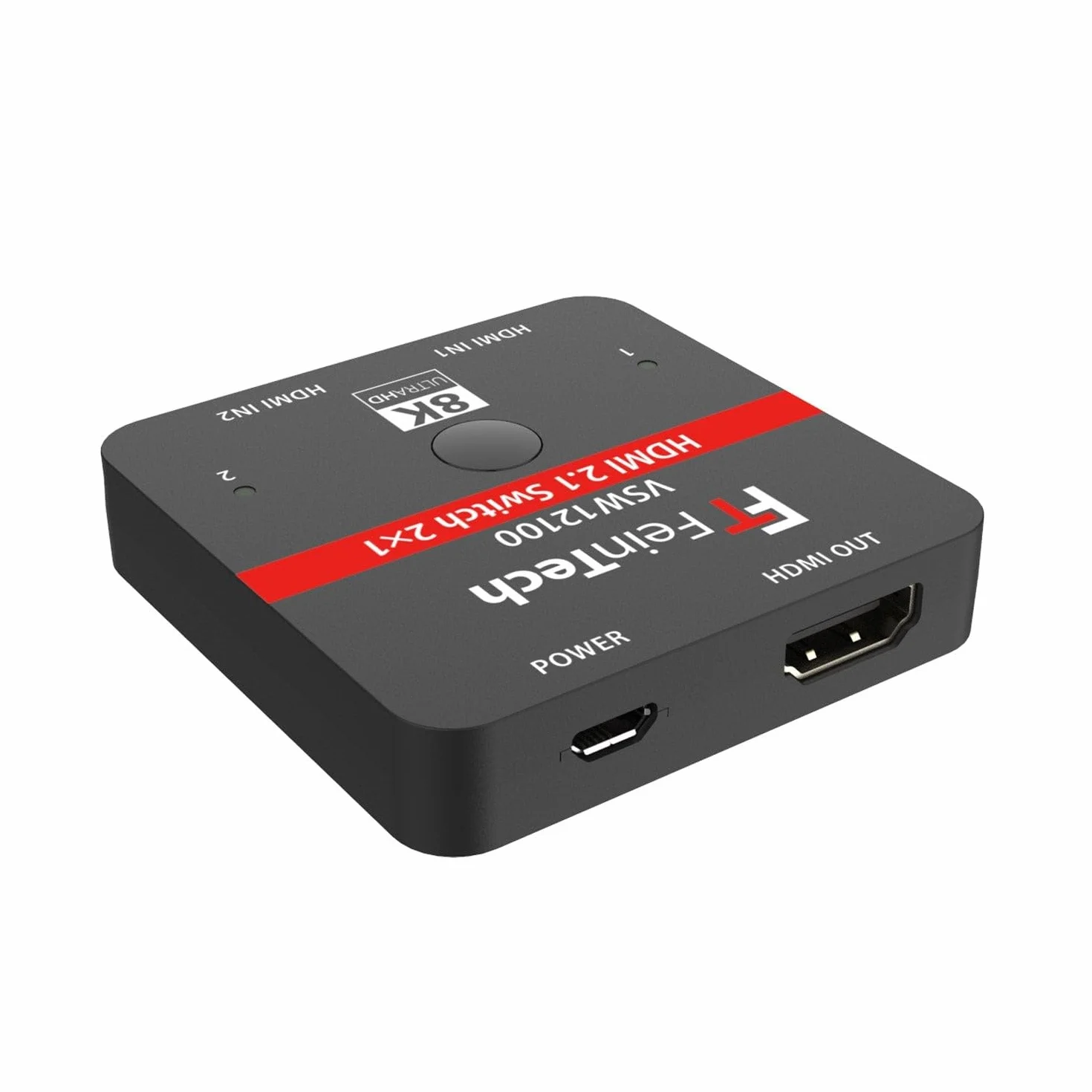Feintech VSW12100 Switch, Czarny, 8K