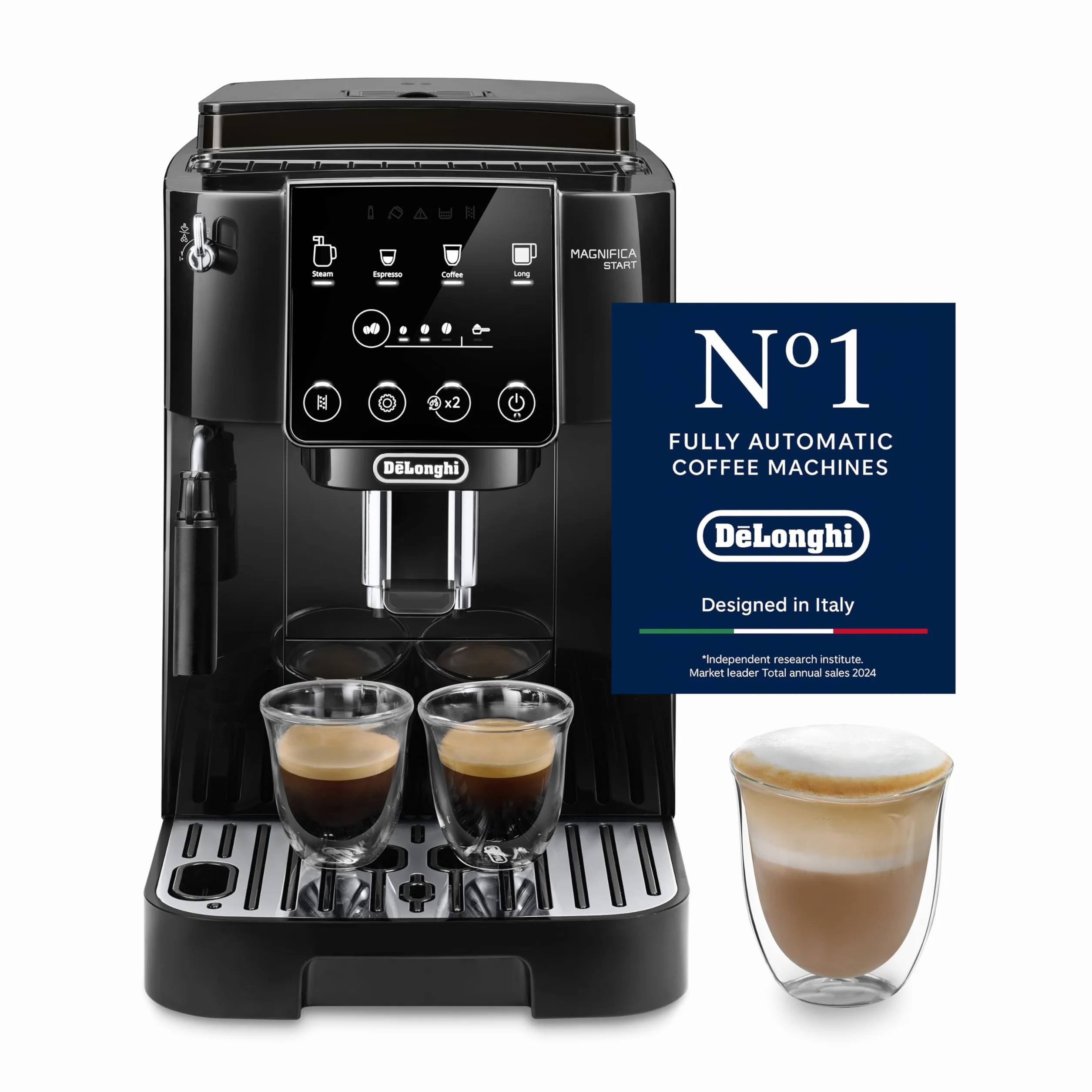 De'Longhi Magnifica Start ECAM222.20.B Automatyczny ekspres do kawy, 1450 W, czarny