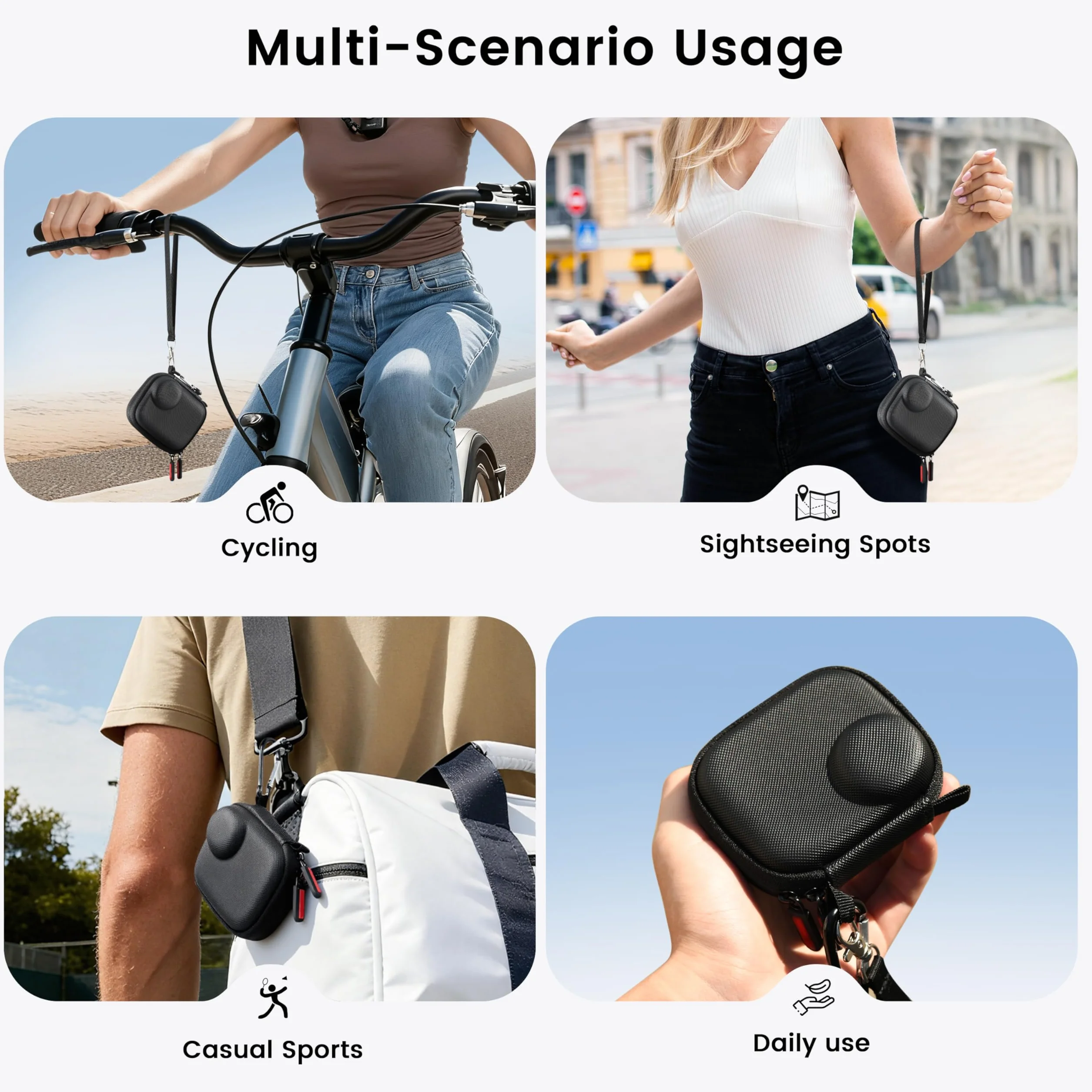 STARTRC PHOTO Osmo Nano torba na aparat fotograficzny, przenośna torba do przechowywania DJI Osmo Nano, osłona obiektywu, twarda obudowa, torba podróżna z paskiem na nadgarstek, akcesoria DJI Osmo