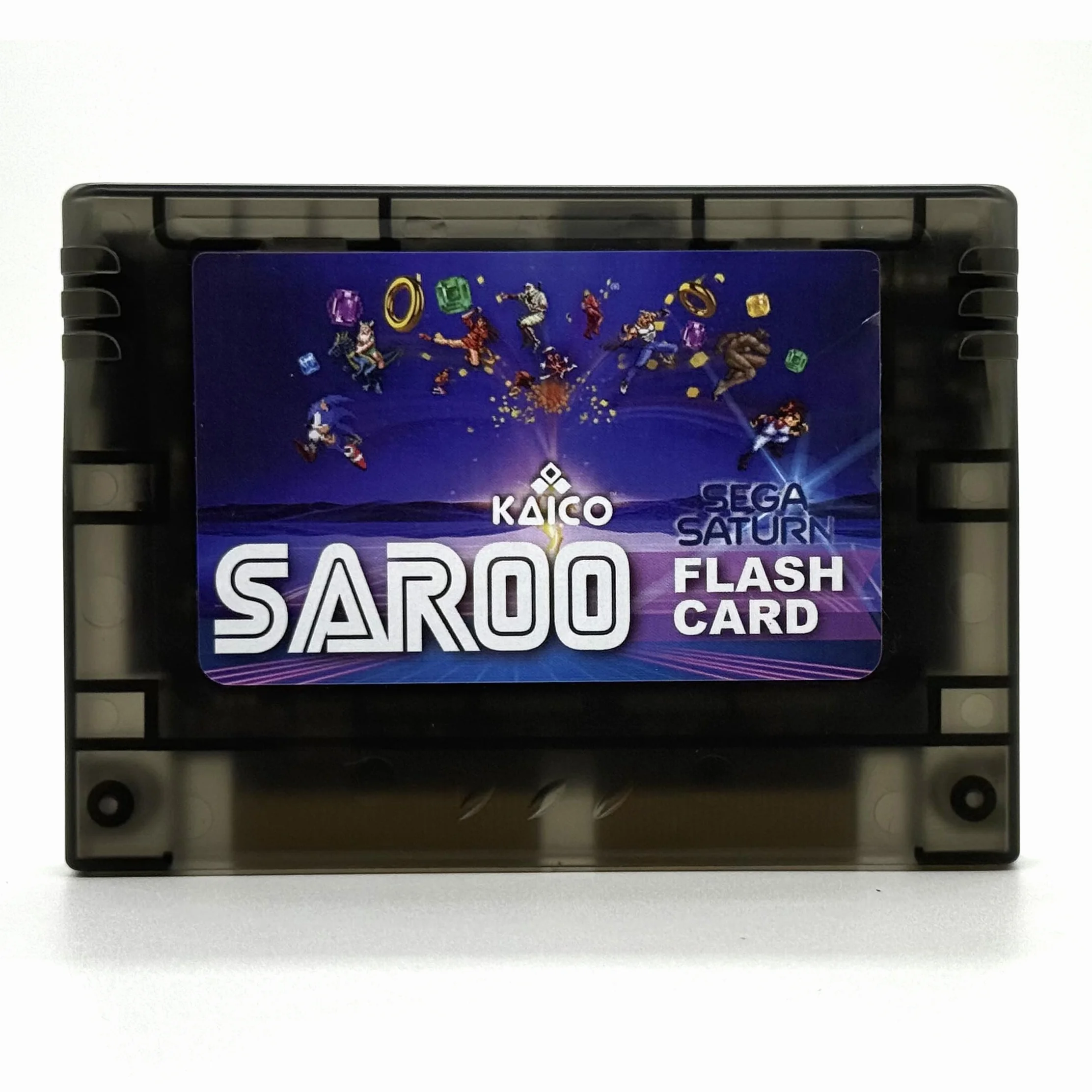 Kaico Sega Saturn Saroo Flash Cart - wszystko w jednym wkładzie - wbudowany Saturn Pseudo Kai - w zestawie z oficjalną kartą pamięci 8 GB Micro SD - dysk flash Sega Saturn Saroo v1.3