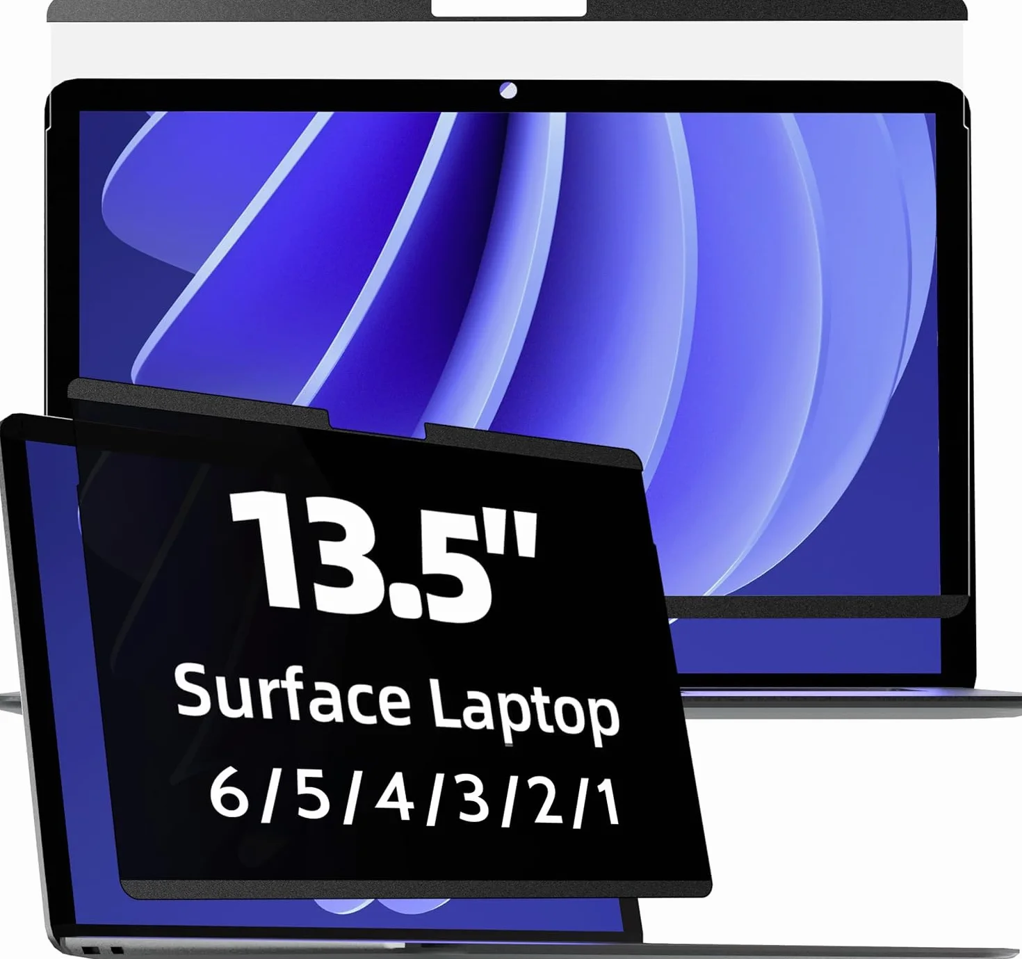 Mamol Magnetyczny filtr prywatyzujący do laptopów Microsoft Surface 13,5 cala Microsoft Surface 5/4/3/2/1, zdejmowana folia chroniąca prywatność, ochrona przed światłem niebieskim, folia maskująca do