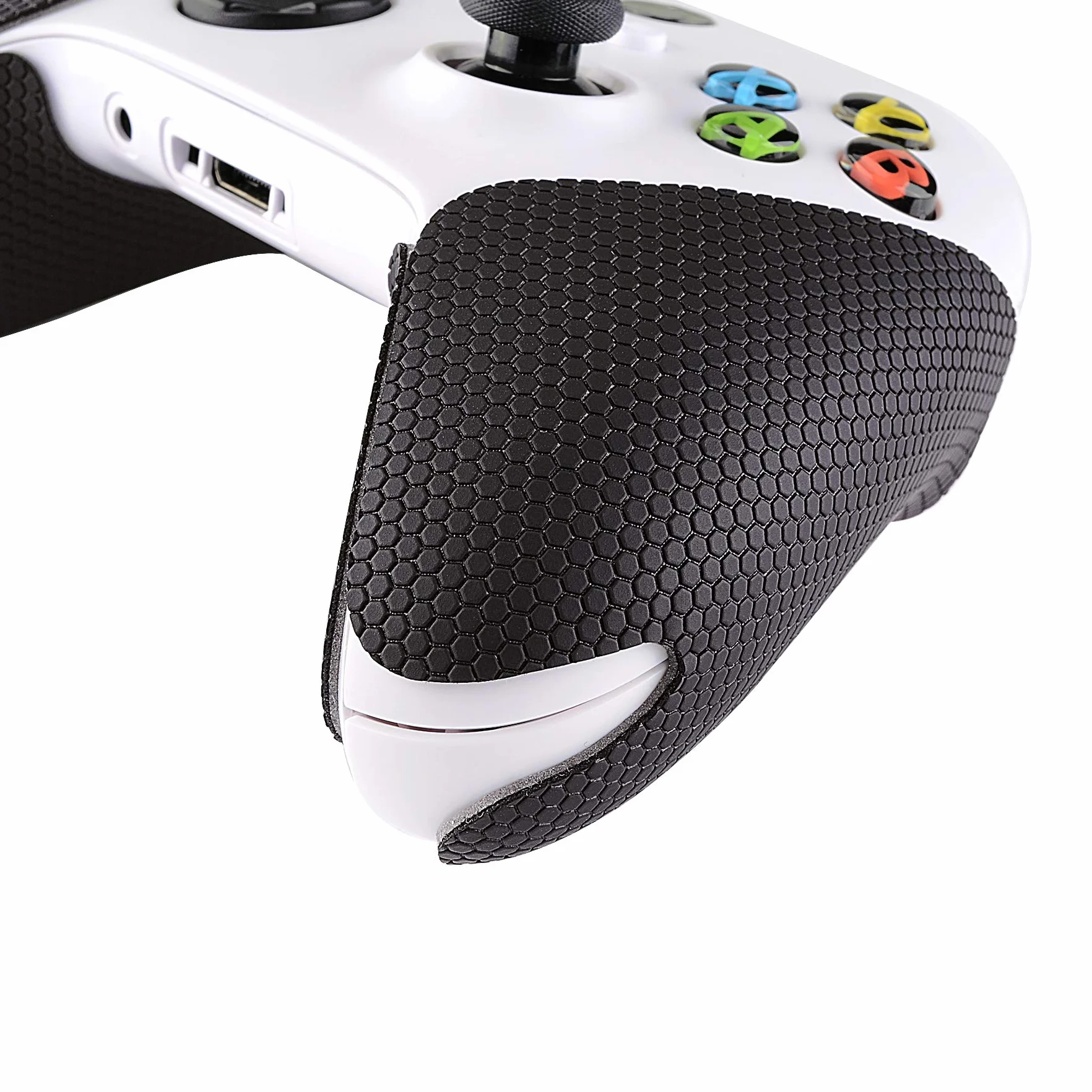 eXtremeRate PlayVital Antypoślizgowy pochłaniający pot uchwyt kontrolera do kontrolera Xbox Series X/S, profesjonalne, teksturowane, miękkie gumowe podkładki, uchwyty do kontrolera Xbox Series X/S