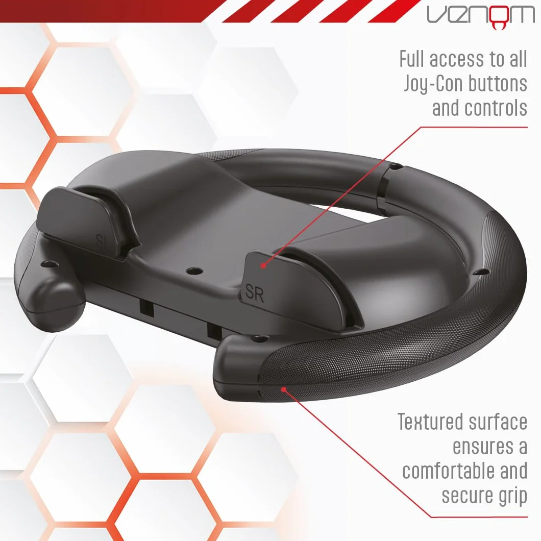 Venom Switch 2 Steering Wheel Twin Pack do Mario Kart World (Nintendo Switch 2)