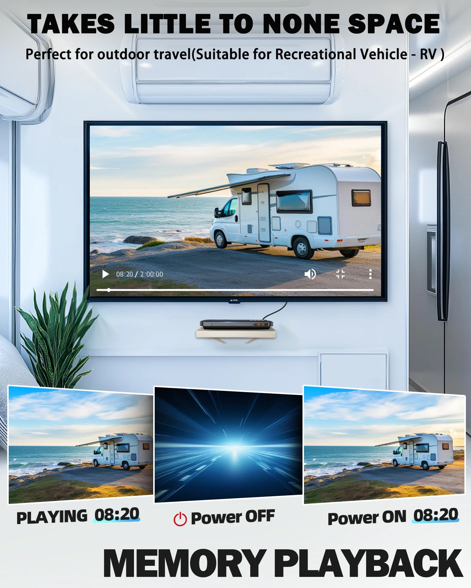 Odtwarzacze DVD do telewizorów z HDMI, odtwarzacze DVD bez podziału na regiony z systemem NTSC/PAL, odtwarzacz CD do domowego systemu stereo, dołączone kable HDMI/RCA, pilot zdalnego sterowania