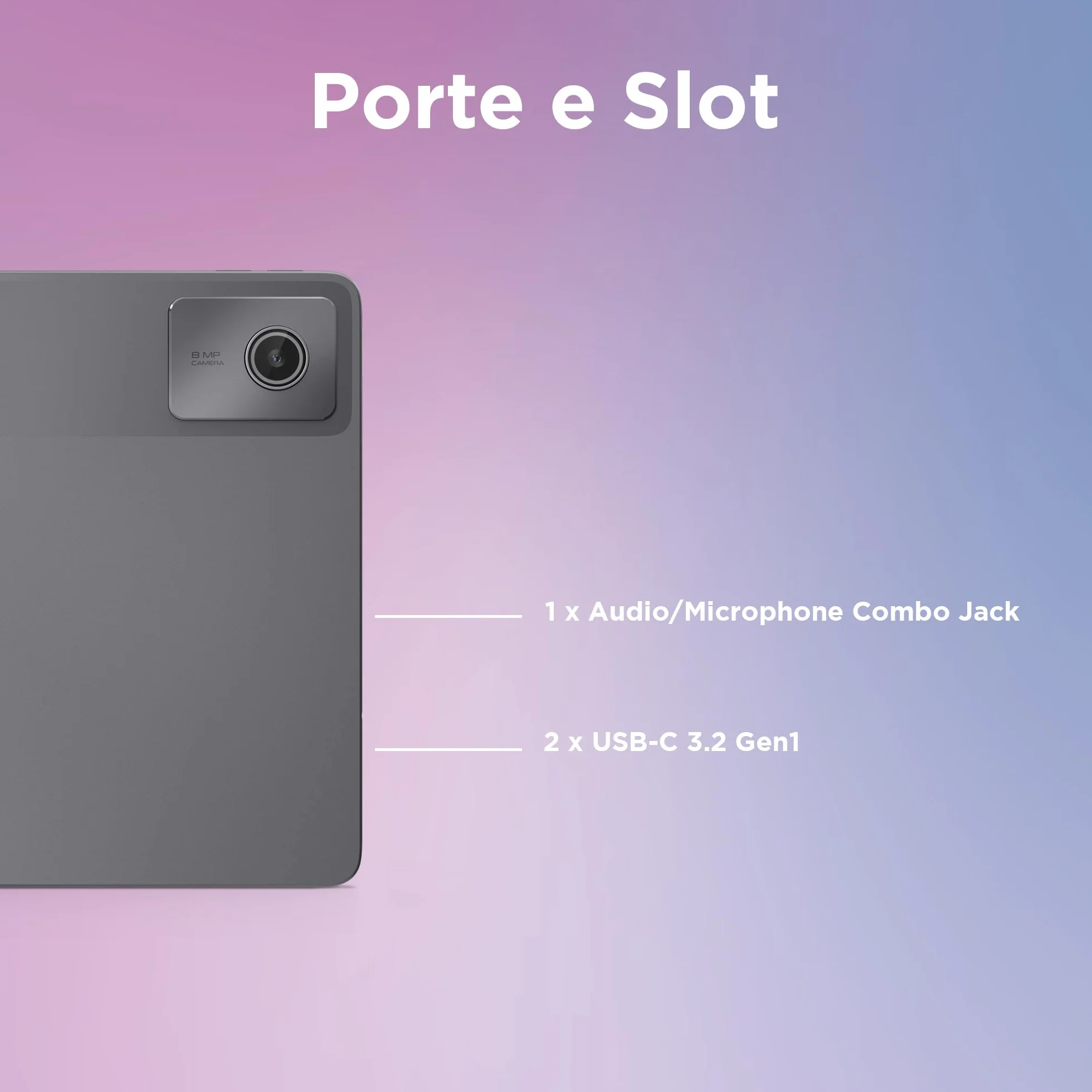 Lenovo Duet Chromebook 11" FHD+ (1920 x 1200), MediaTek Kompanio 838, RAM 8 GB, pamięć 128 GB, ekran dotykowy, chromowany system operacyjny, stojak i klawiatura w zestawie - szary księżyc