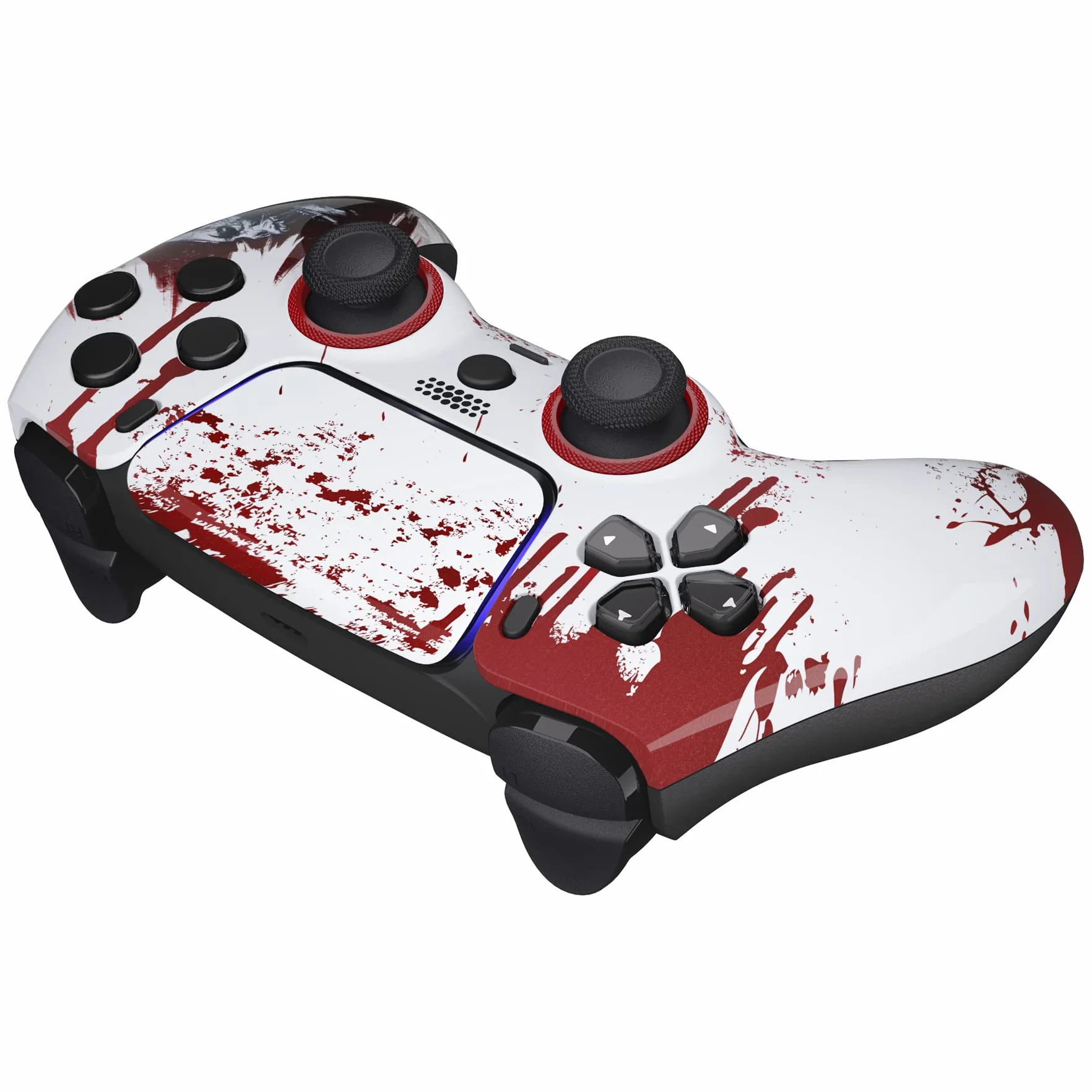 eXtremeRate LUNA Cover Obudowa Touchpad Kompatybilny z Kontrolerem PS5 BDM-010/020/030 Wymiana Shell DIY Krwawy Zombie