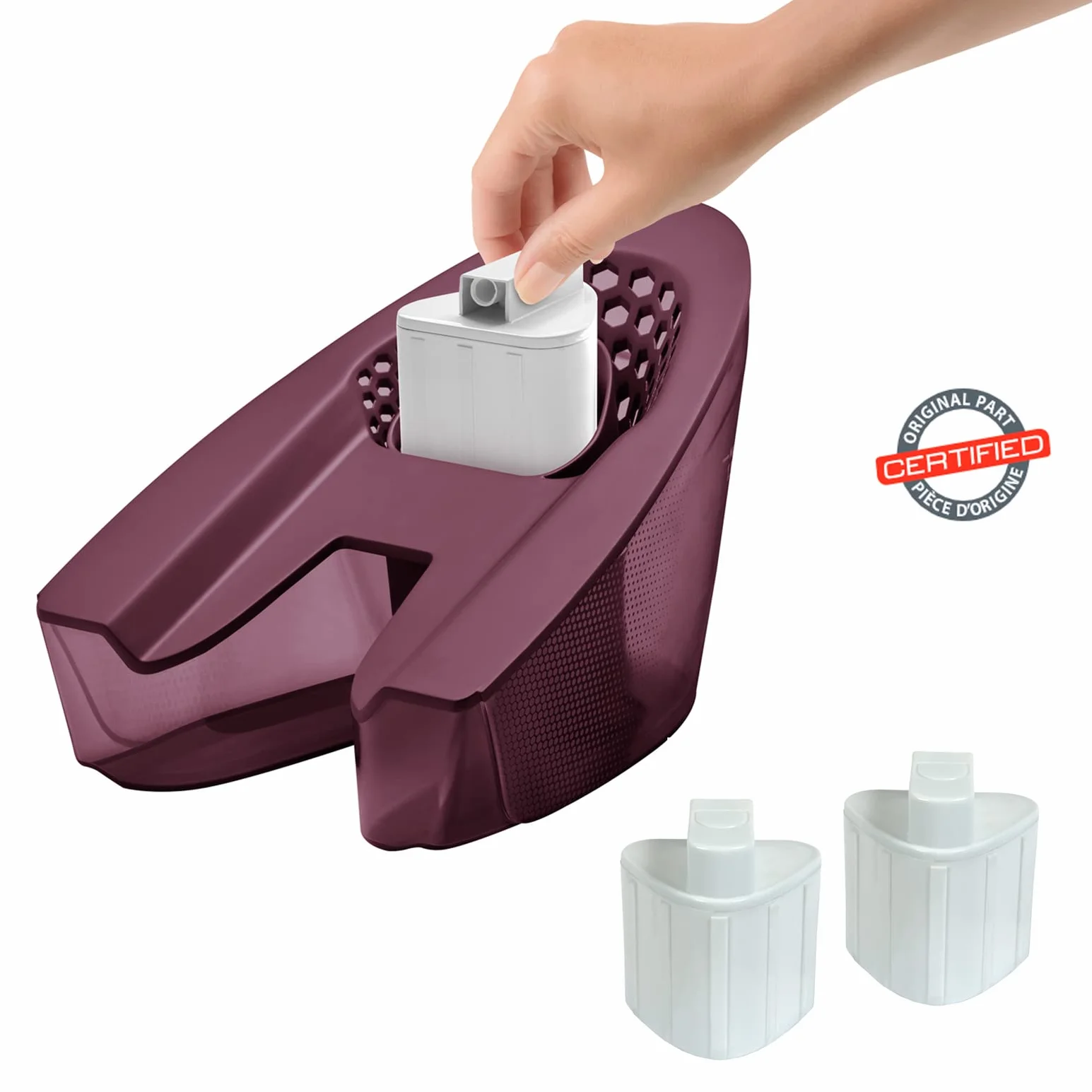 Seb, Moulinex, Krups, Tefal, Rowenta XD9070E0 Wkłady Odkamieniające, Biały, 2 Sztuki