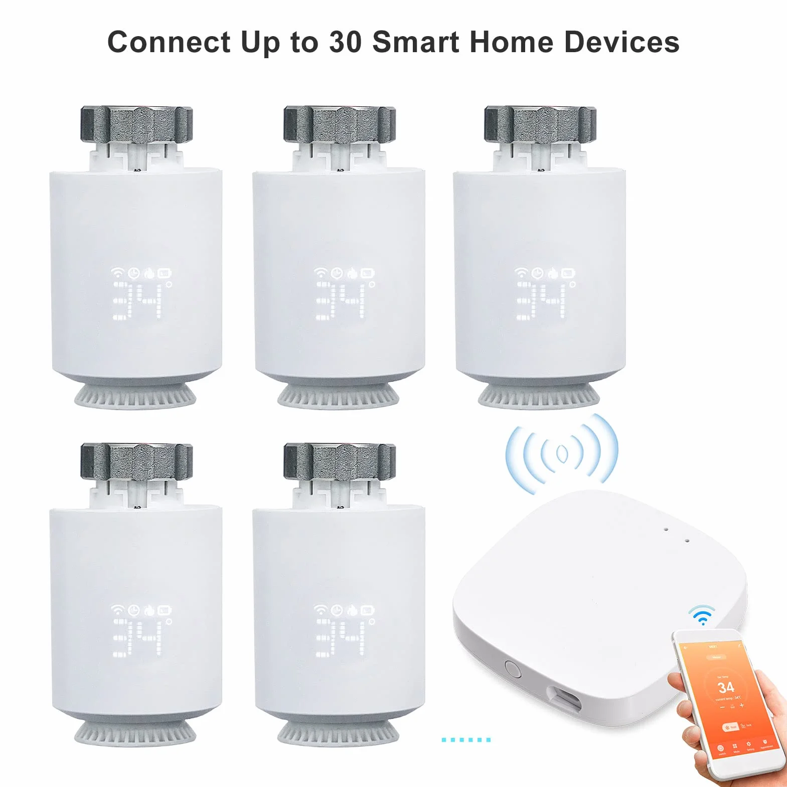 COMETX Zigbee 3.0 Gateway Hub bezprzewodowy inteligentny domowy mostek obsługa aplikacji SmartLife Tuya pilot zdalnego sterowania protokół WiFi działa z domem