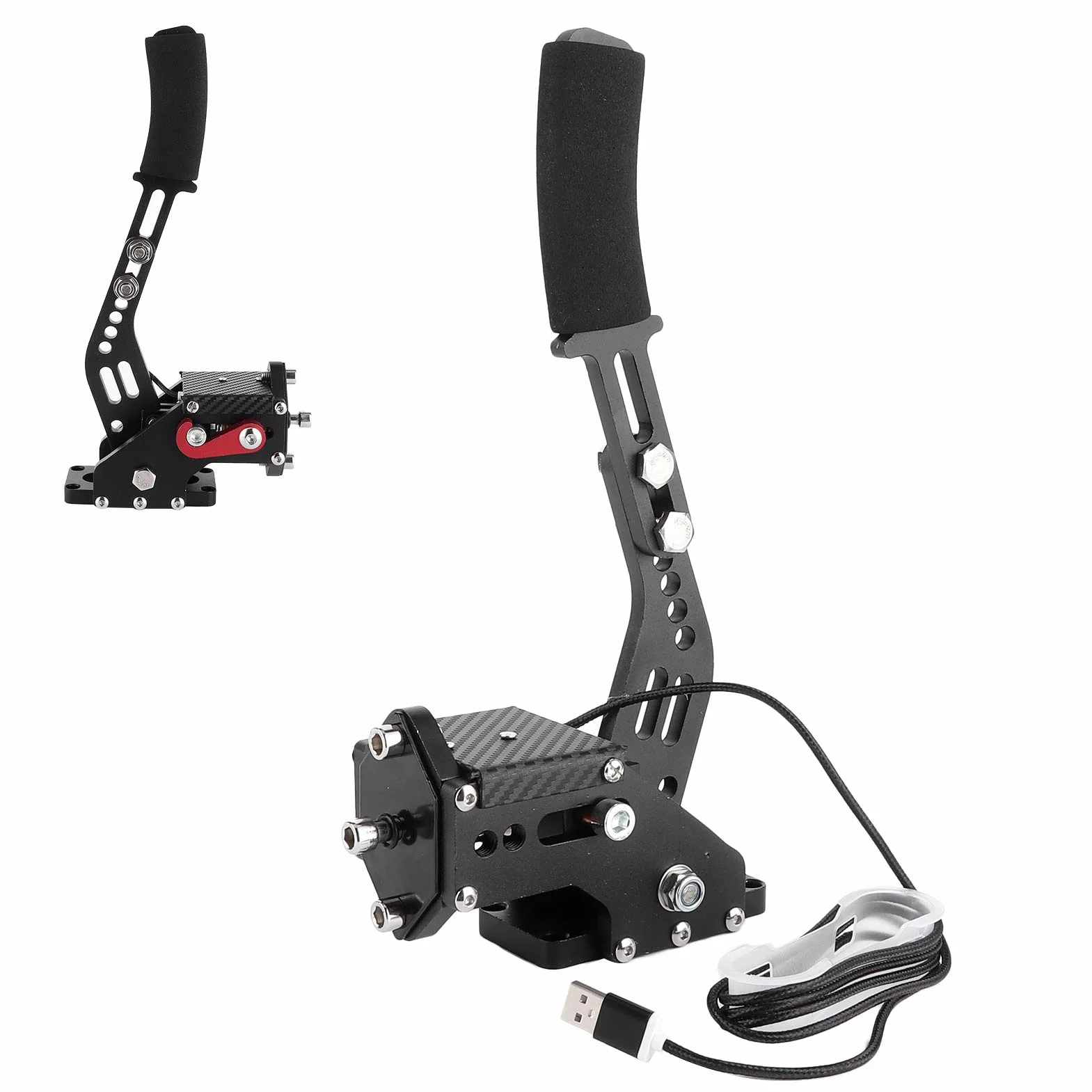 zhoul 14-bitowy hamulec ręczny USB z zaciskiem SIM, do gier wyścigowych Logitech G27 G25 G29 T500 T300 Fanatecosw LFS Dirt Rally