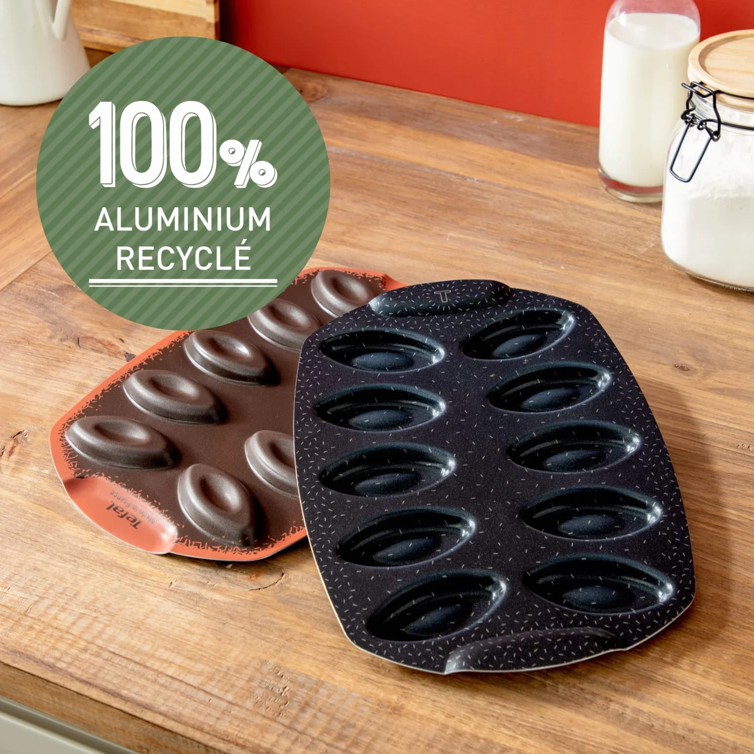 Tefal Perfectbake Forma do Ciasta, Aluminium, Marron Tabac, na 10 wypieków