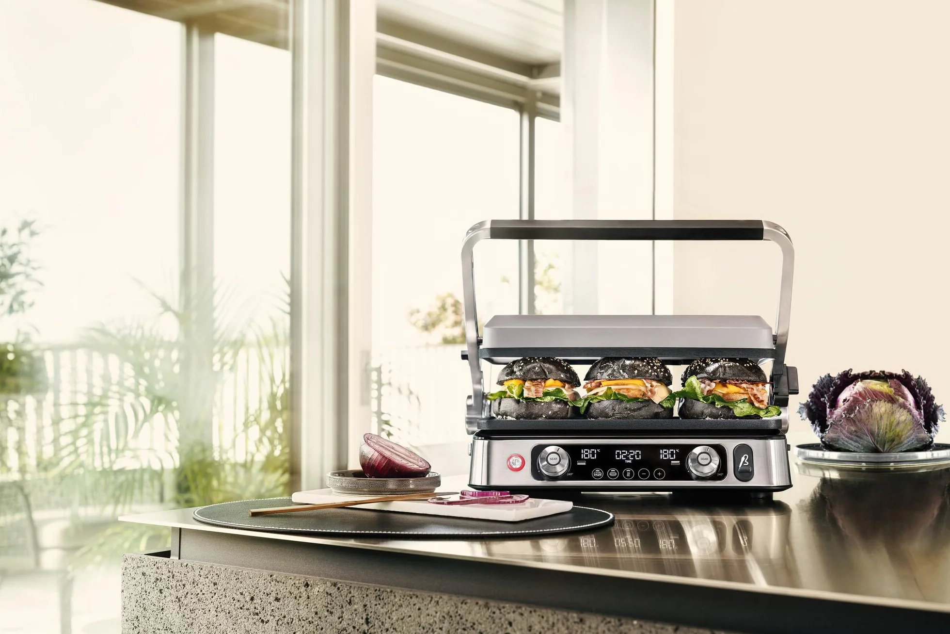 Braun MultiGrill 9 Pro CG 9160 grill elektryczny 2200 W czarny stal nierdzewna