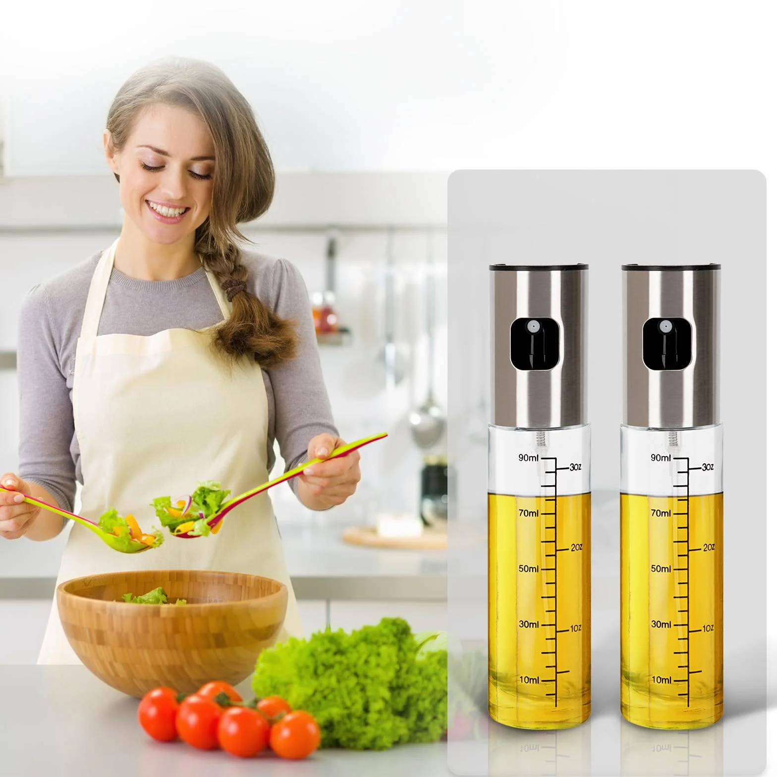 Opryskiwacz do oleju jadalny 100 ml spray do airfryera 2 sztuki