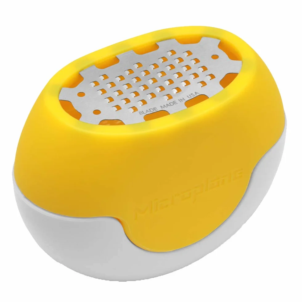 Microplane 34630 FlexiZesti Zester Tool Stal nierdzewna/Żółta, 7 x 3,8 x 5,5 cm