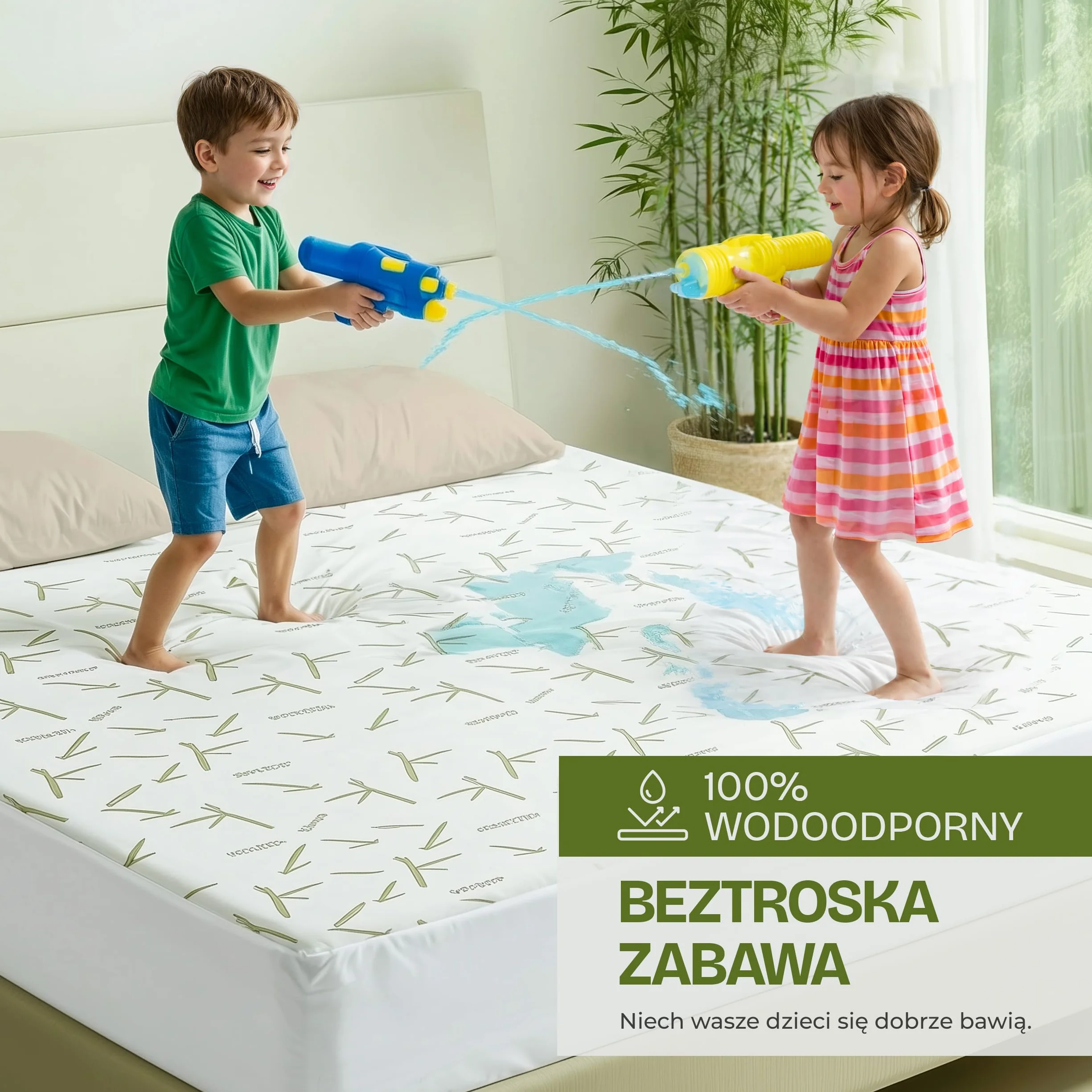 Utopia Bedding Wodoodporny Ochraniacz Na Materac Z Wiskozy 160x200x30 cm Oeko-Tex